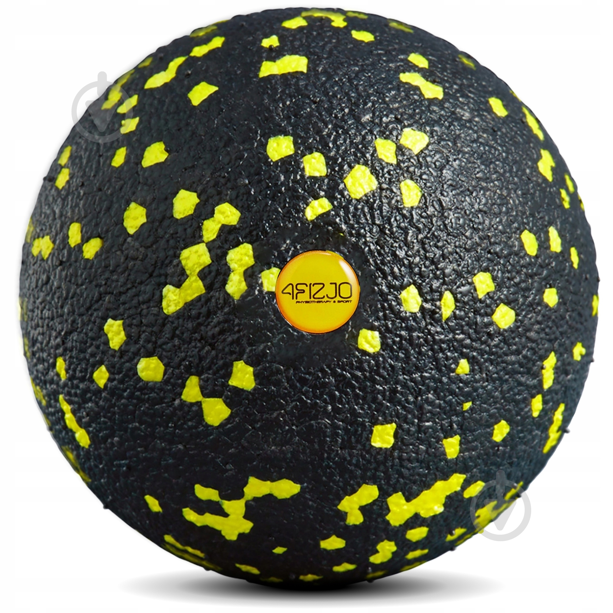 Масажний м'яч 4fizjo EPP Ball 12 Black/Yellow (P-5907222931271) - фото 1