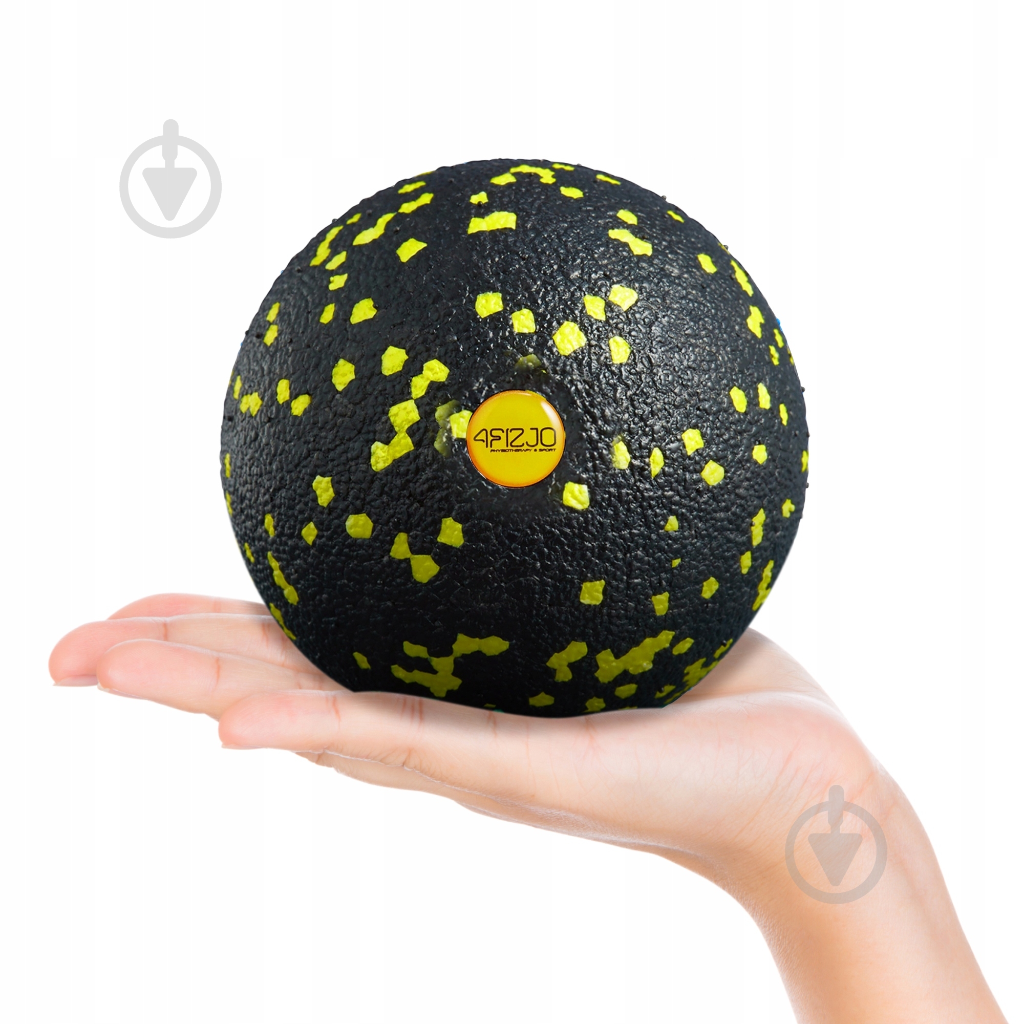 Масажний м'яч 4fizjo EPP Ball 12 Black/Yellow (P-5907222931271) - фото 4