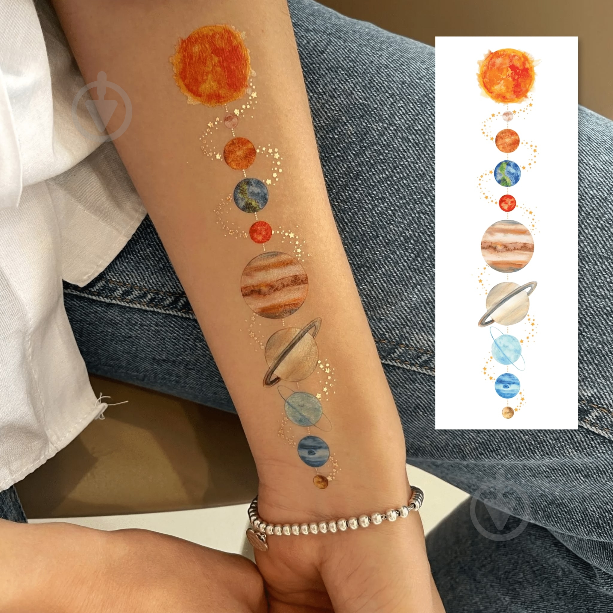 Тату тимчасове Arley Sign Парад планет - фото 1