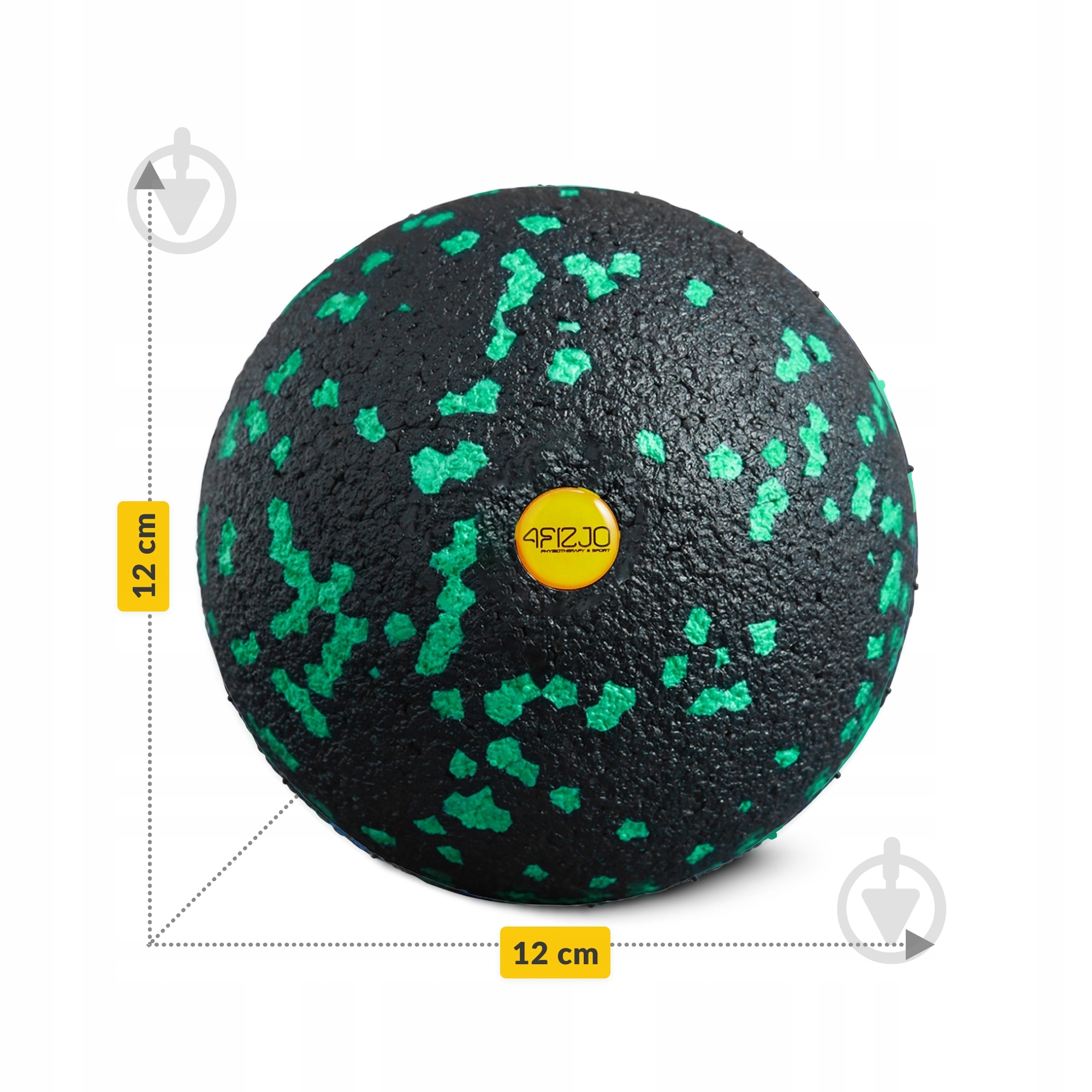 Масажний м'яч 4fizjo EPP Ball 12 Black/Green (P-5907222931264) - фото 8