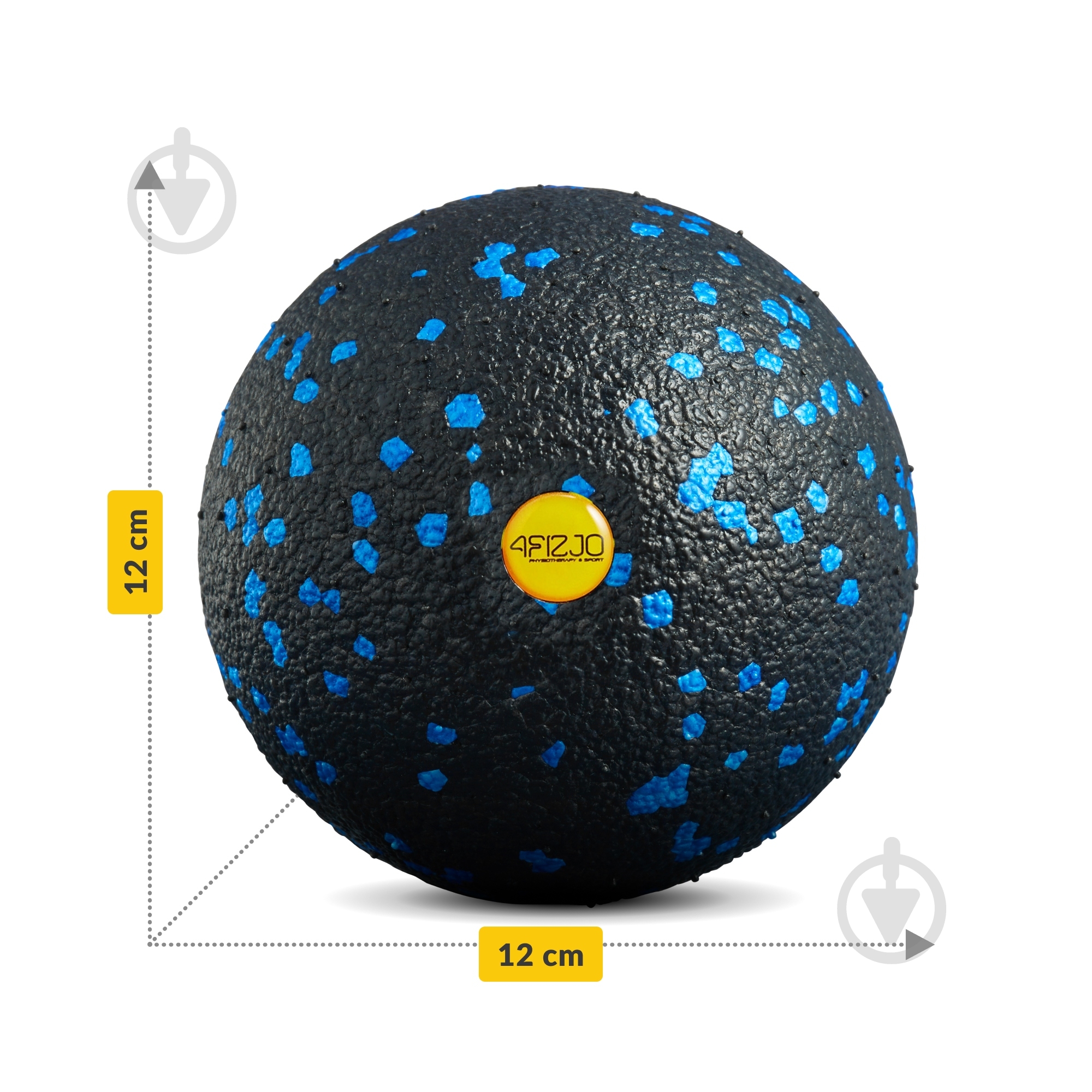 Массажный мяч 4fizjo EPP Ball 12 Black/Blue (P-5907222931288) - фото 8