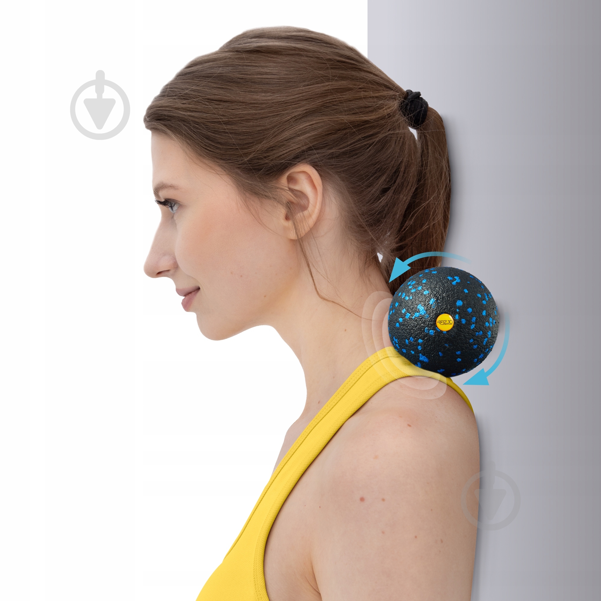 Массажный мяч 4fizjo EPP Ball 12 Black/Blue (P-5907222931288) - фото 6