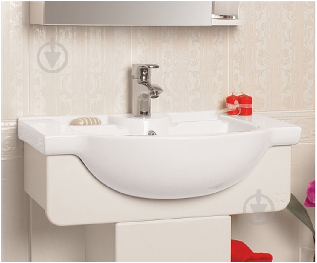 Умывальник Керамин Квадро 70 - фото 4 Умывальник Керамин Квадро 70 - фото 4