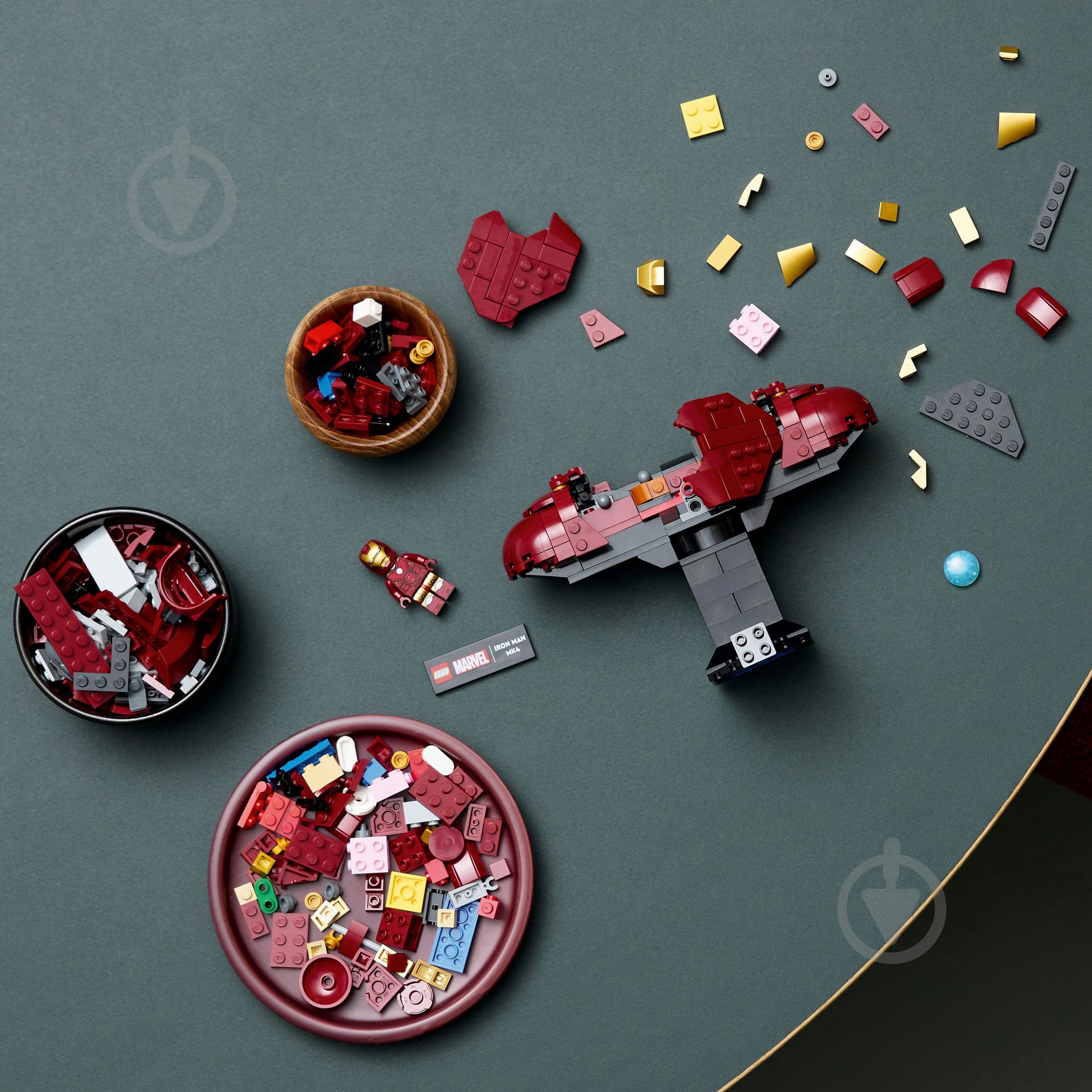 Конструктор LEGO Super Heroes Marvel Бюст Залізної Людини MK4 76327 - фото 5