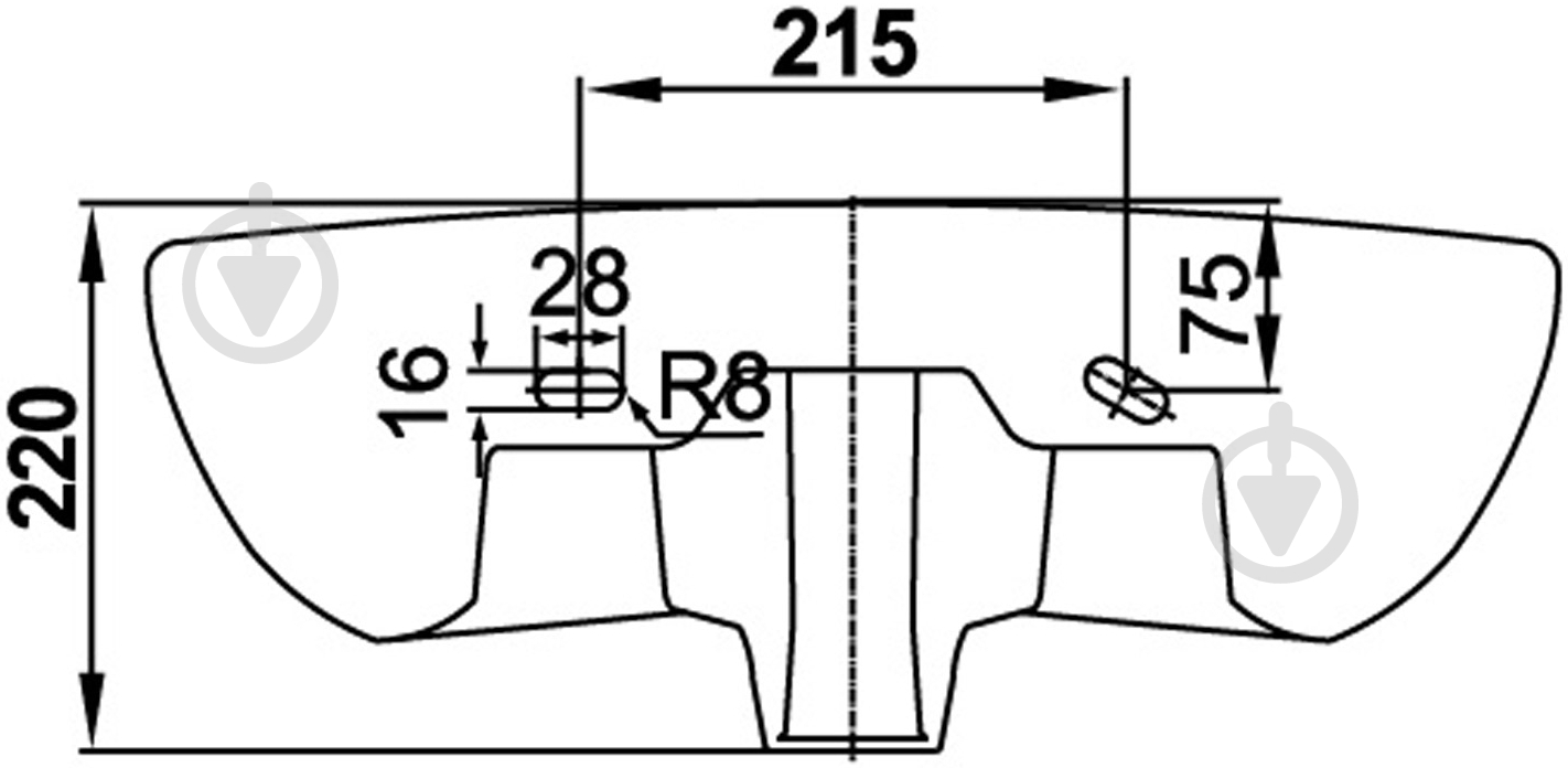 Умывальник Керамин Арктик 60 - фото 6