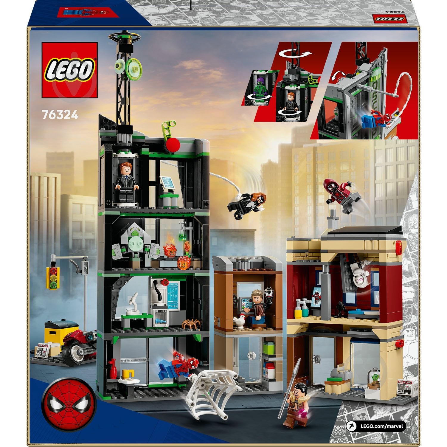 Конструктор LEGO Super Heroes Marvel Людина-павук проти Оскорпа 76324 - фото 2