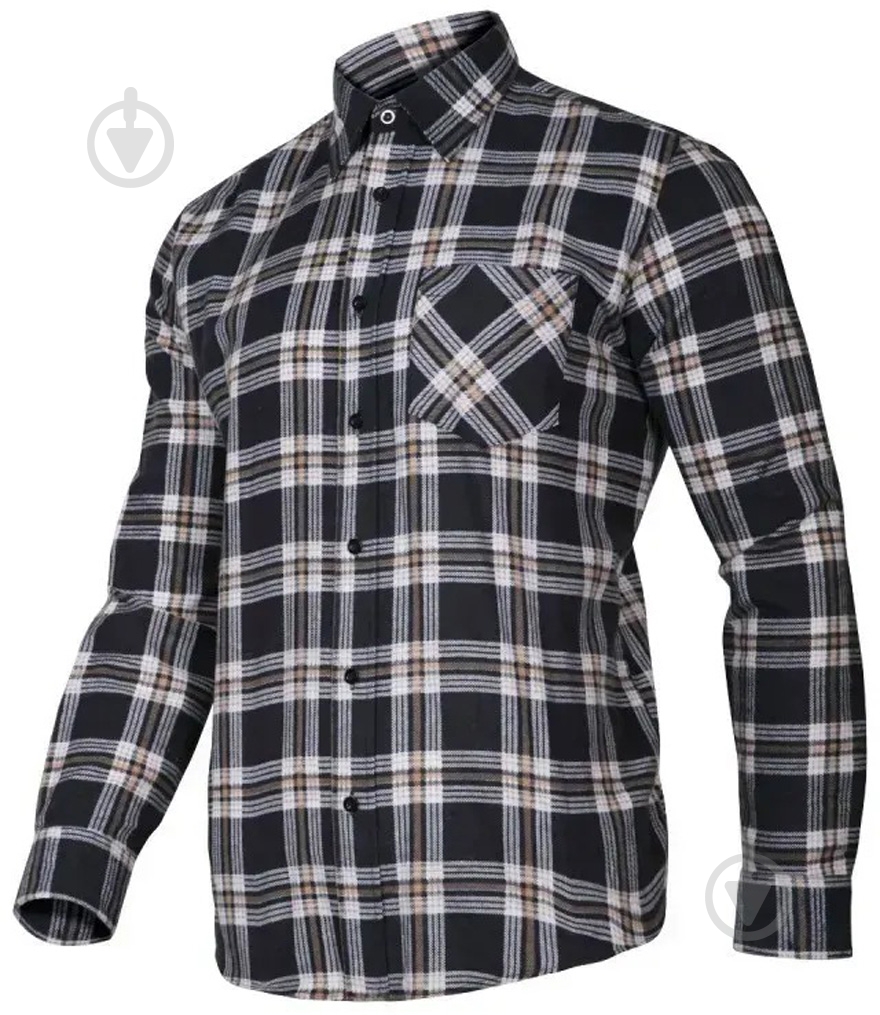 Рубашка Lahti Pro р. 3XL LPKF23XL темно-серый - фото 1