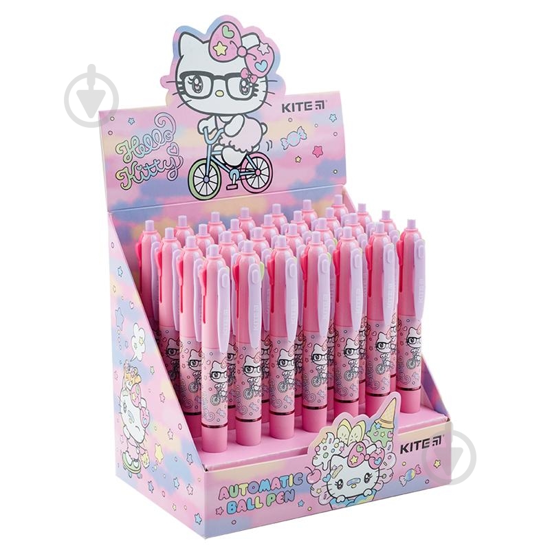 Ручка шариковая KITE 4 цвета HK23-067 - фото 2