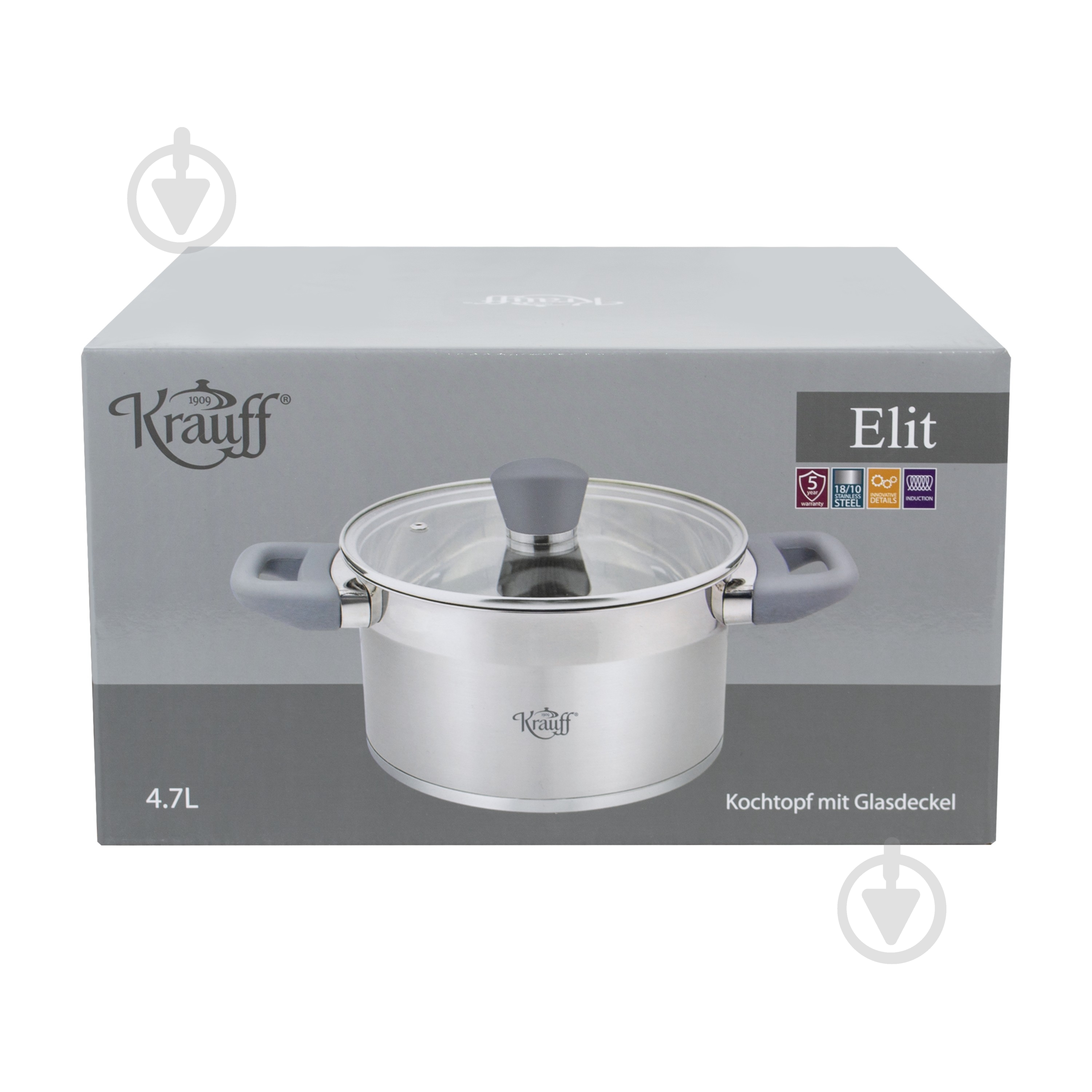 Кастрюля с крышкой Krauff Elite 4,7л 26-238-058 - фото 10