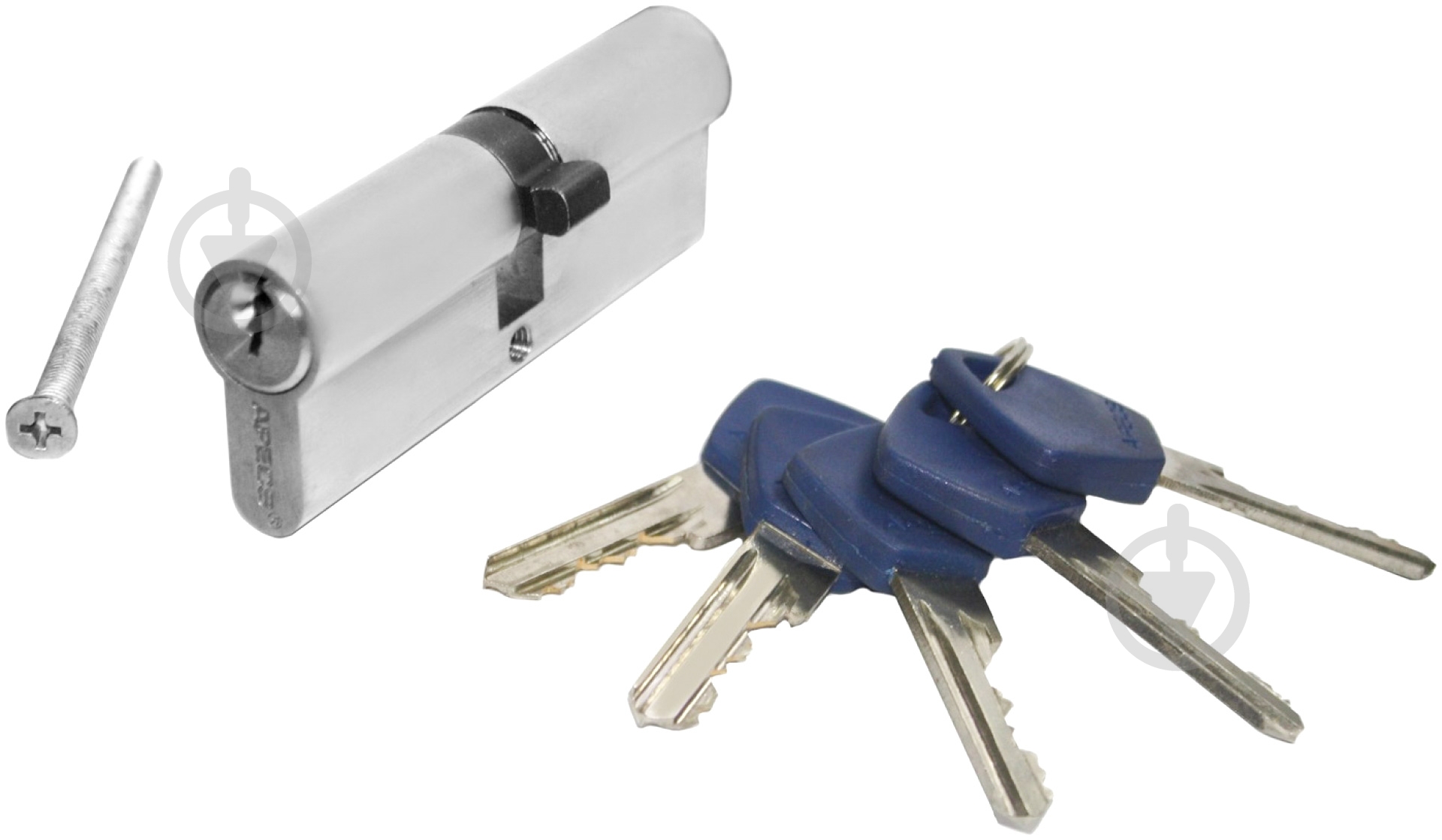 Циліндр Apecs EC-60-NI CIS 30x30 ключ-ключ 60 мм нікель - фото 1 Циліндр Apecs EC-60-NI CIS 30x30 ключ-ключ 60 мм нікель - фото 1