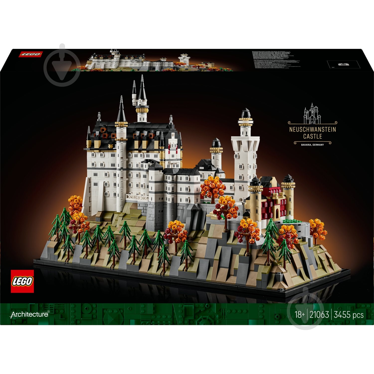 Конструктор LEGO Architecture Замок Нойшванштайн 21063 - фото 1 Конструктор LEGO Architecture Замок Нойшванштайн 21063 - фото 1