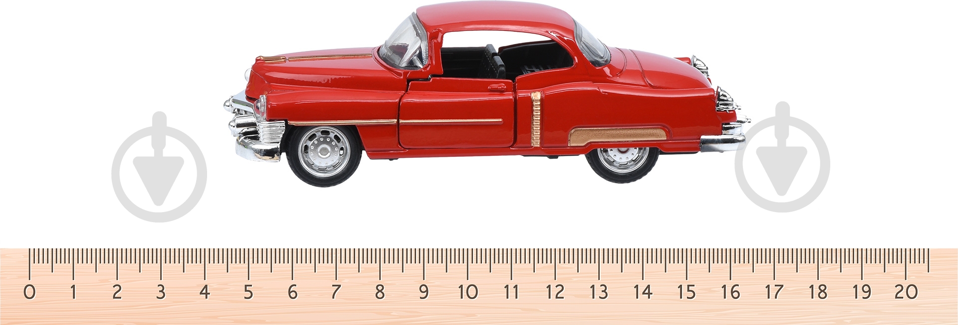Автомобіль Same Toy 1:36 Vintage Car червоний 601-4Ut-3 - фото 3