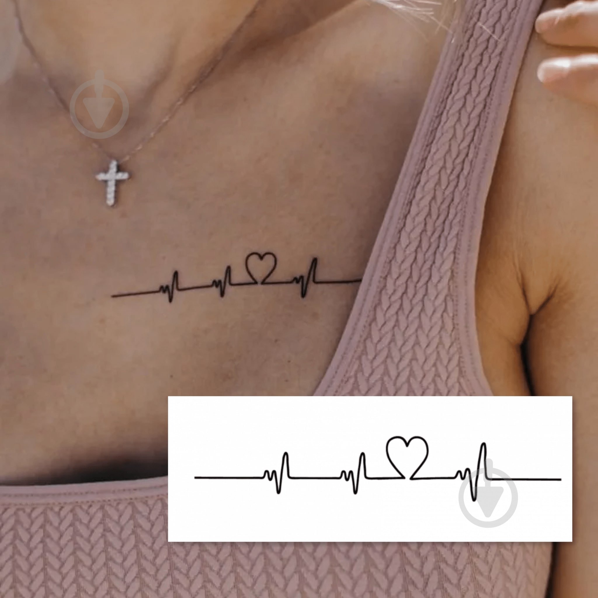 Тату временное Arley Sign Пульс - фото 1 Тату временное Arley Sign Пульс - фото 1