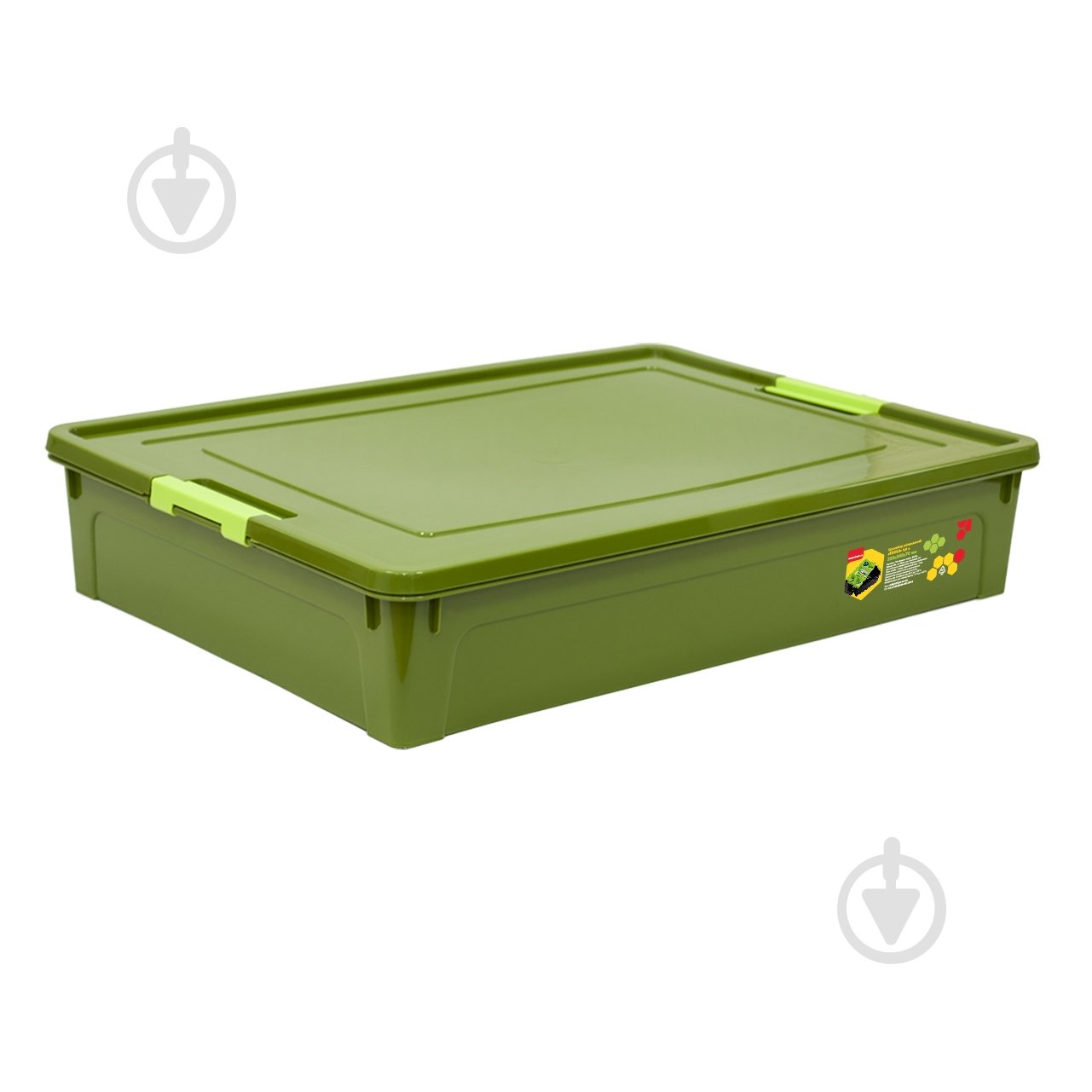 Контейнер-органайзер Алеана Tools 3,8 л хаки 70x240x320 мм - фото 1