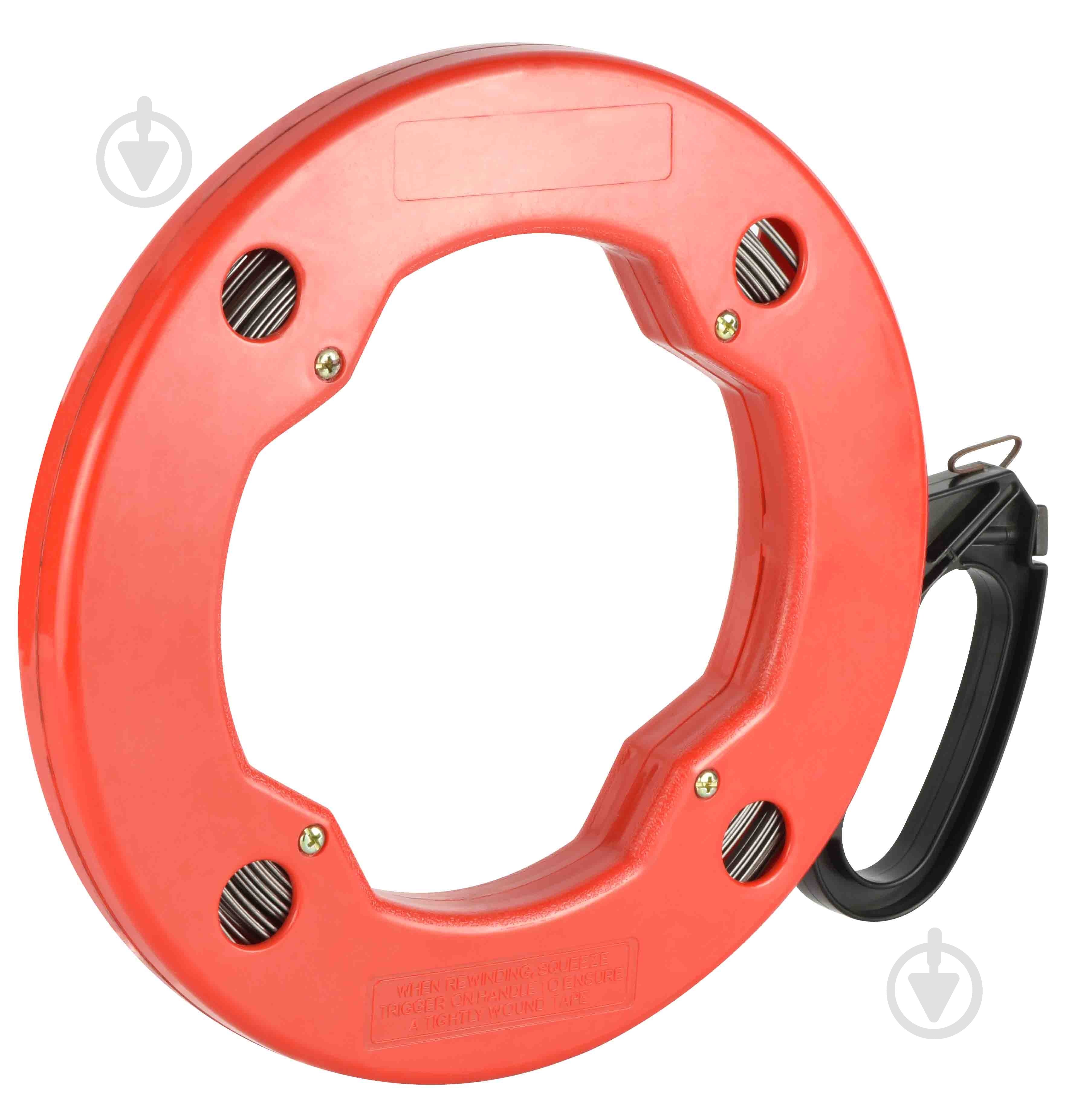 Протяжка для кабелю Electraline з органайзером металева 30 м 3 мм x 1,3 мм 30 см O червона - фото 1