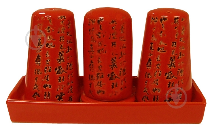 Набор для специй Mitsui 4 предмета красный 24-21-219 - фото 1