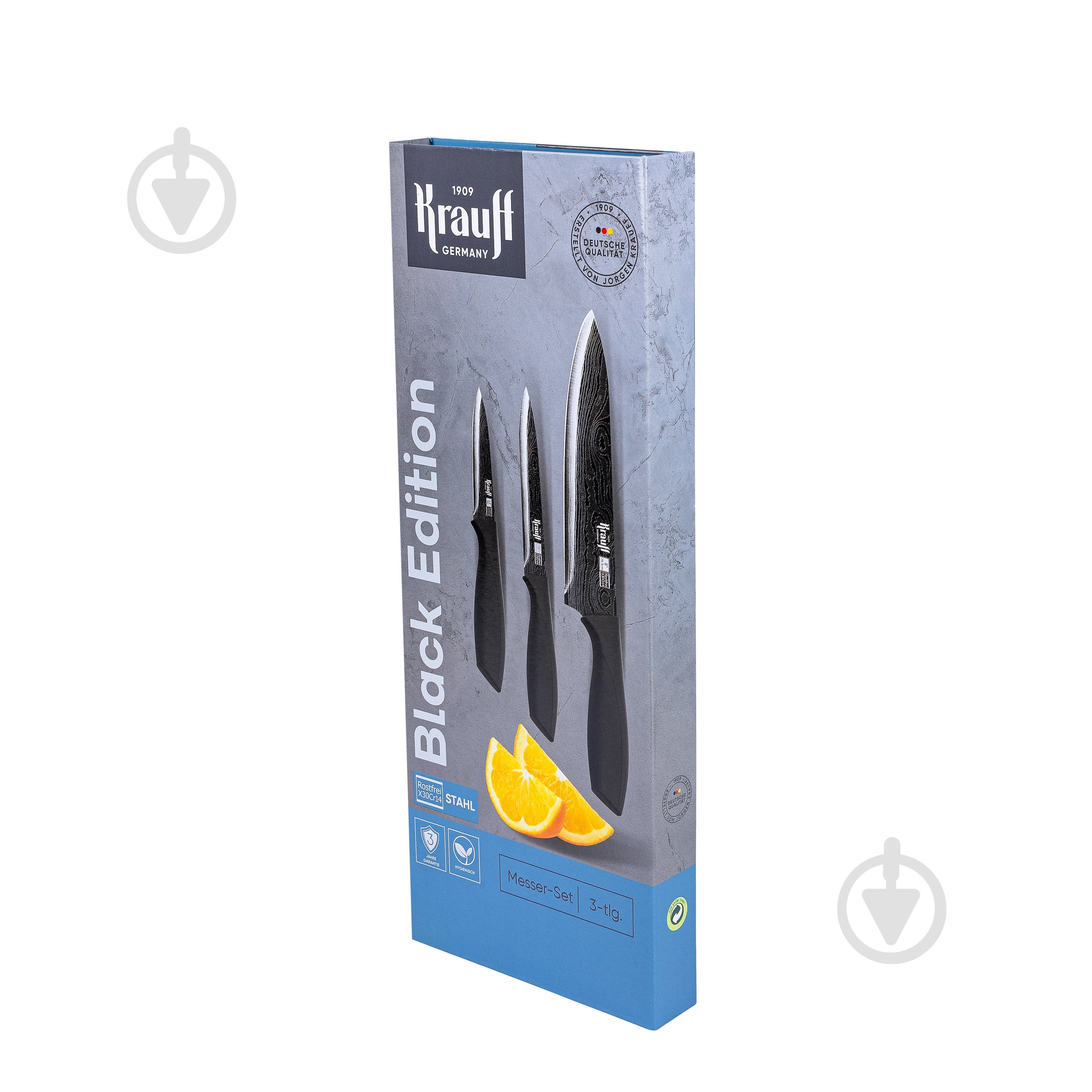 Набір ножів Krauff Black Edition 3 предмети 29-305-150 - фото 2 Набір ножів Krauff Black Edition 3 предмети 29-305-150 - фото 2