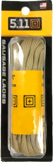 Шнурки 5.11 Tactical Sausage Laces M coyote - фото 1 Шнурки 5.11 Tactical Sausage Laces M coyote - фото 1