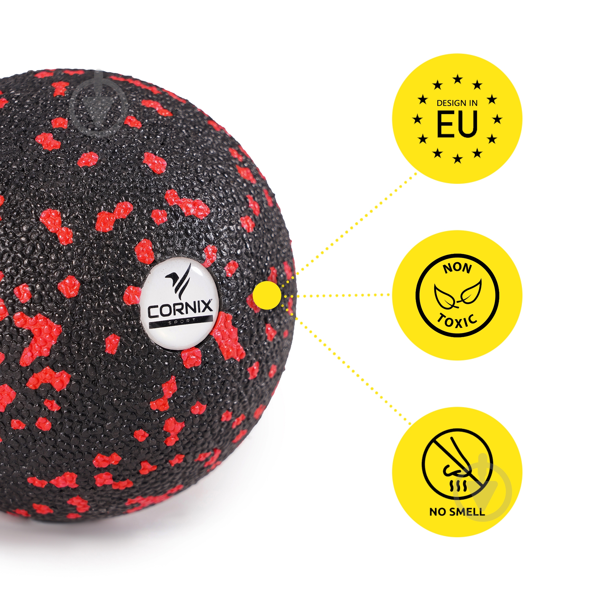 Массажный мяч Cornix EPP Ball 8 см XR-0128 - фото 4 Массажный мяч Cornix EPP Ball 8 см XR-0128 - фото 4