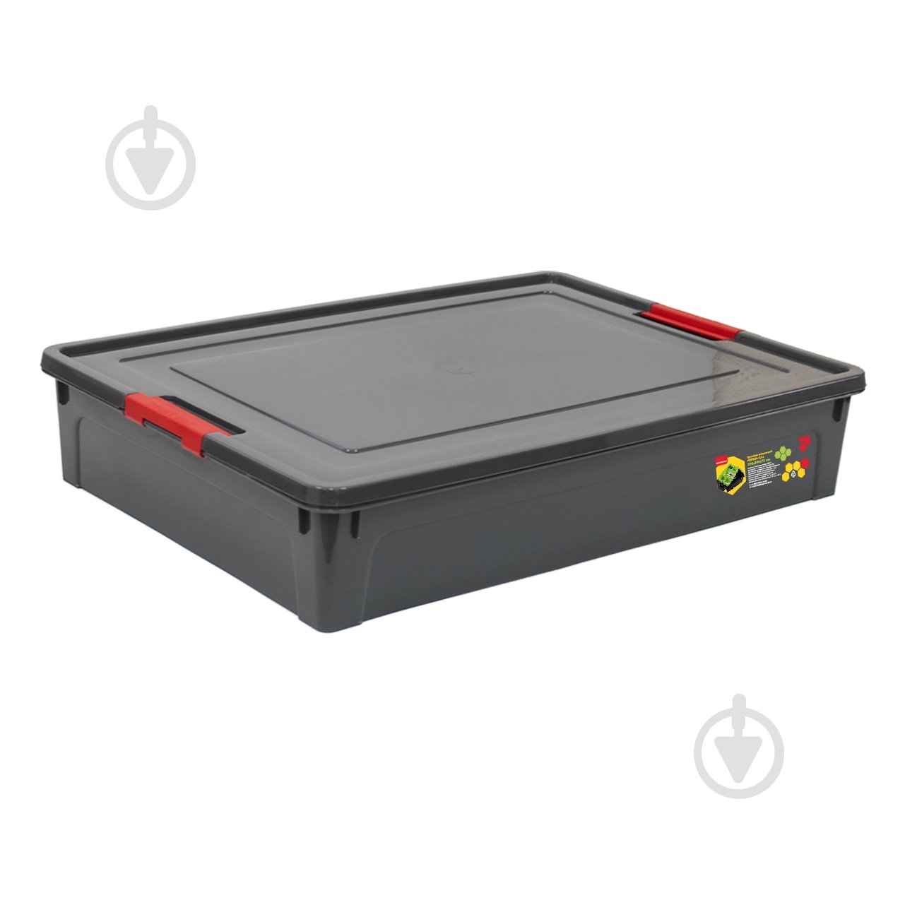 Контейнер-органайзер Алеана Tools 5,5 л гранит 75x290x390 мм - фото 1