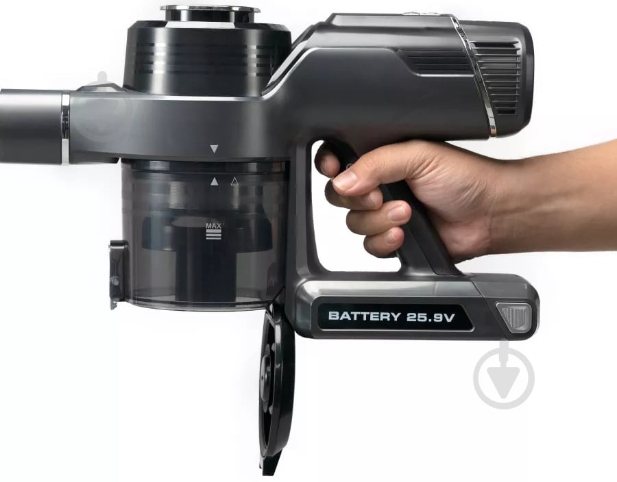 Пылесос аккумуляторный Vortex IQ 40 LSV-VF401-AEU (HEAPVCLVNEU0005Y) grey - фото 2