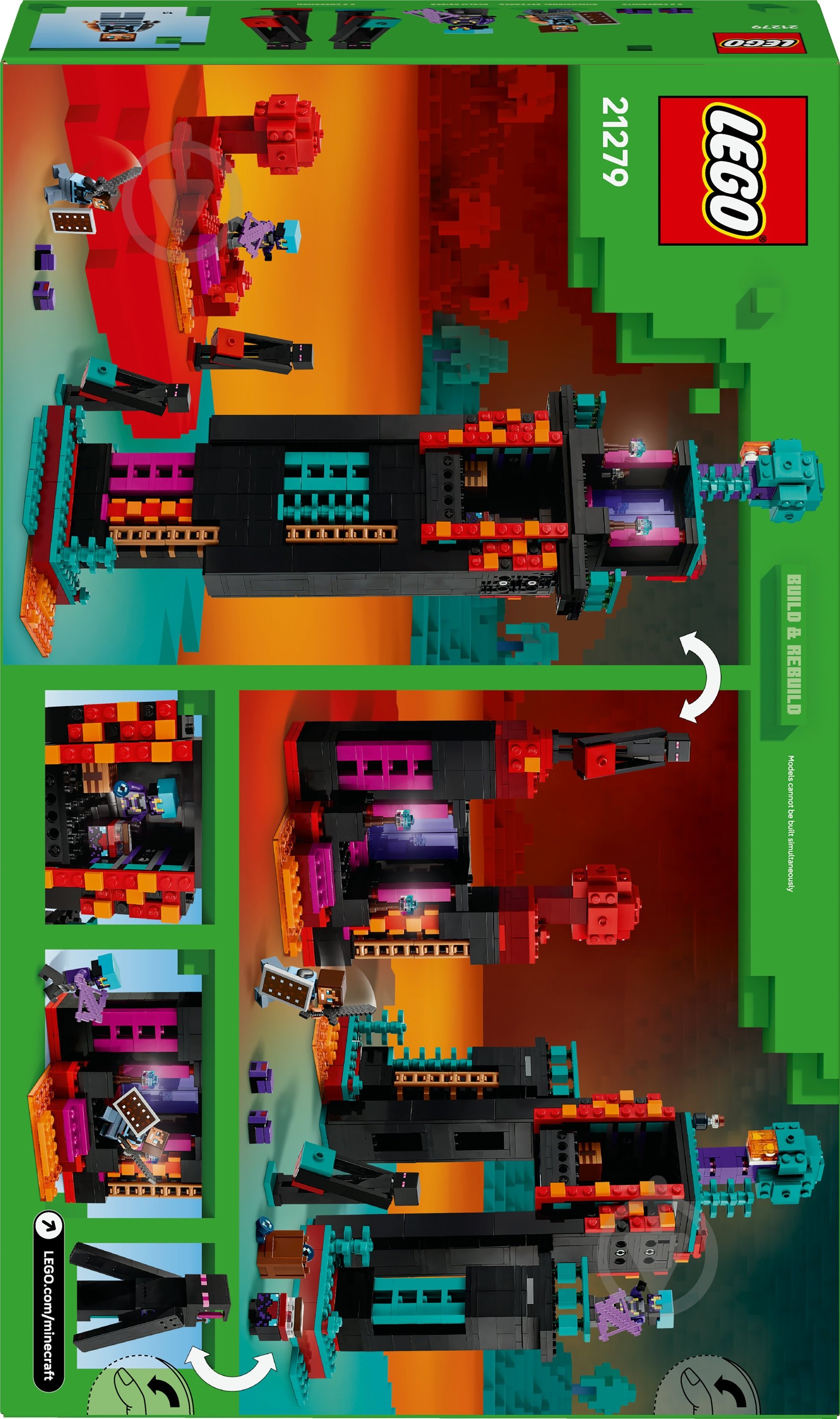 Конструктор LEGO Minecraft Башня Эндермена 21279 - фото 2