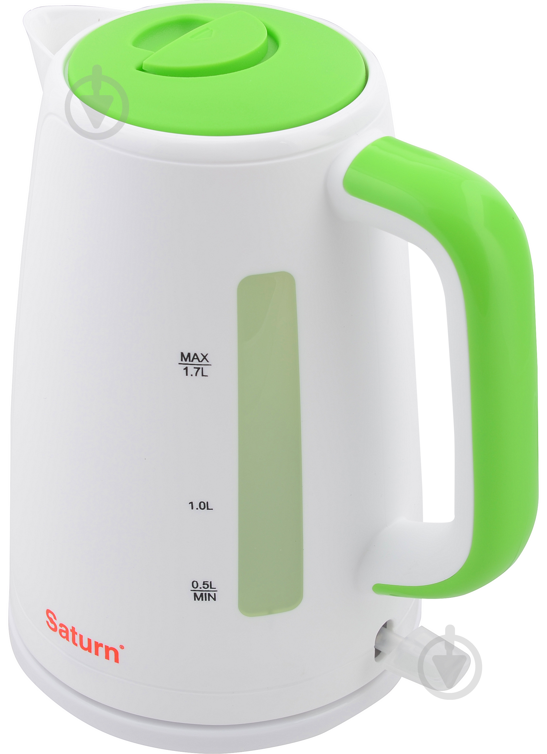 Электрочайник Saturn ST-EK8435U White/Green - фото 3 Электрочайник Saturn ST-EK8435U White/Green - фото 3