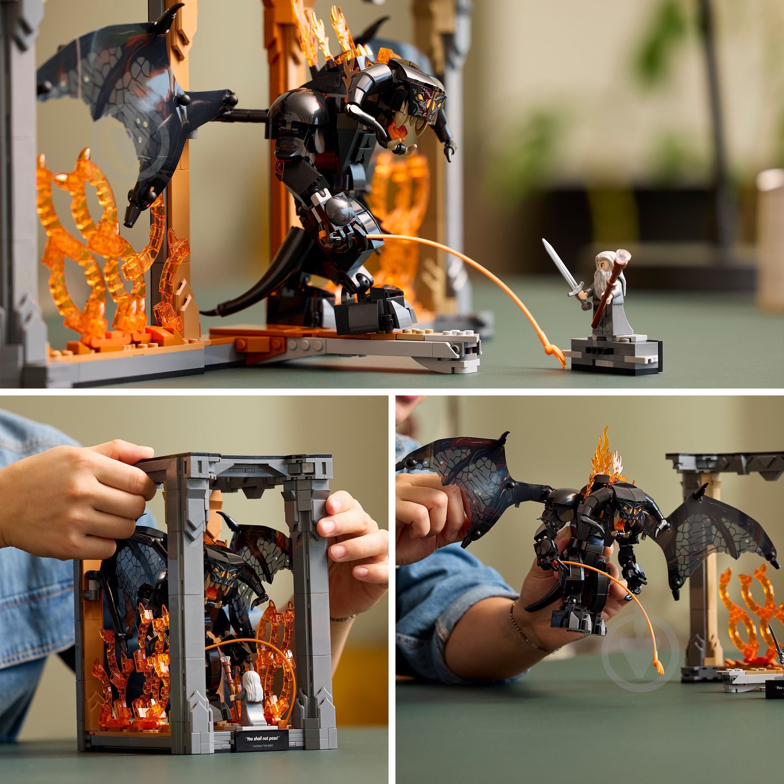 Конструктор LEGO Icons Володар перснів: Балроґ. Книжковий куточок 10367 - фото 15 Конструктор LEGO Icons Володар перснів: Балроґ. Книжковий куточок 10367 - фото 15