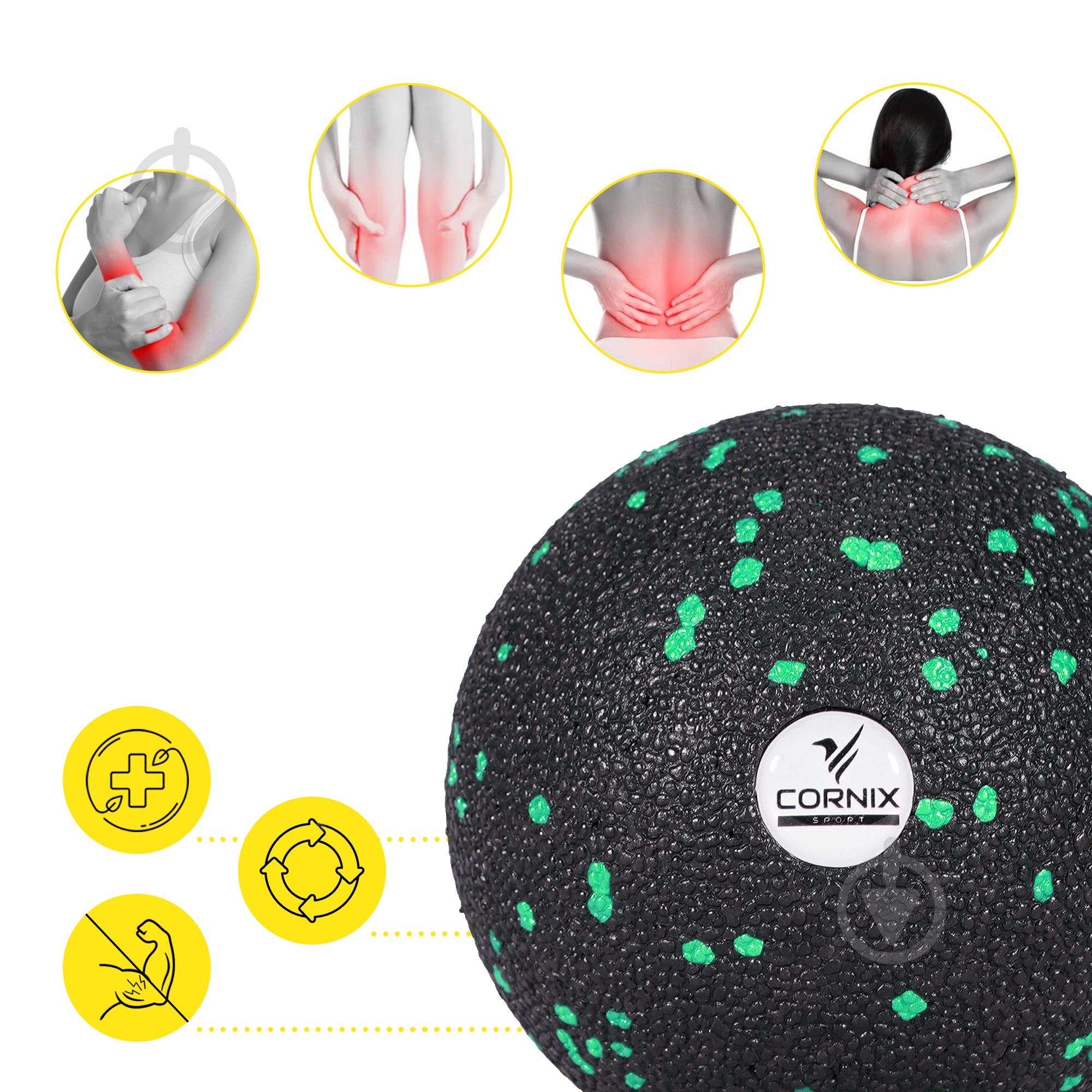 Массажный мяч Cornix EPP Ball 8 см XR-0127 - фото 6 Массажный мяч Cornix EPP Ball 8 см XR-0127 - фото 6