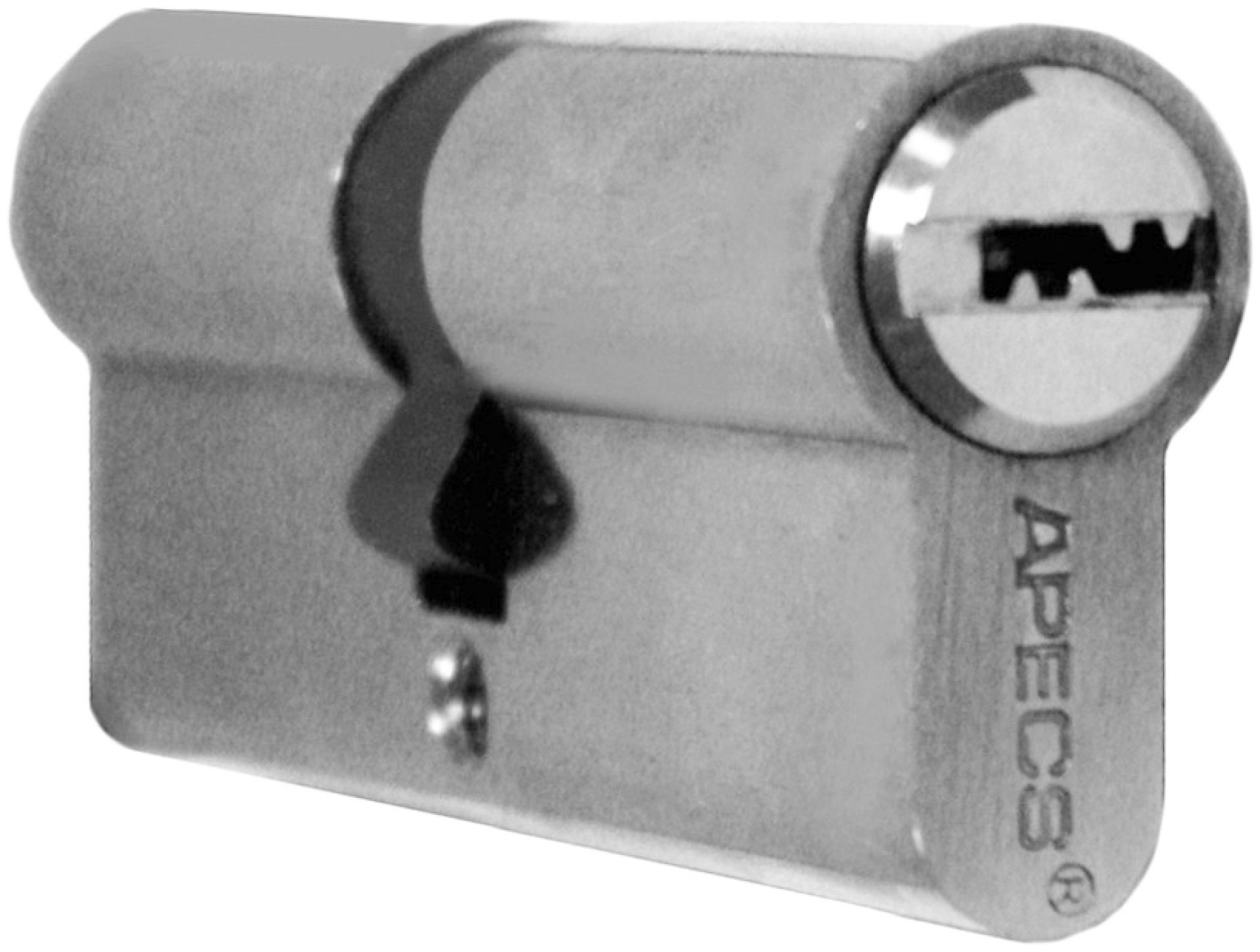 Цилиндр Apecs 35x35 ключ-ключ 70 мм никель сатин 35х35 - фото 2