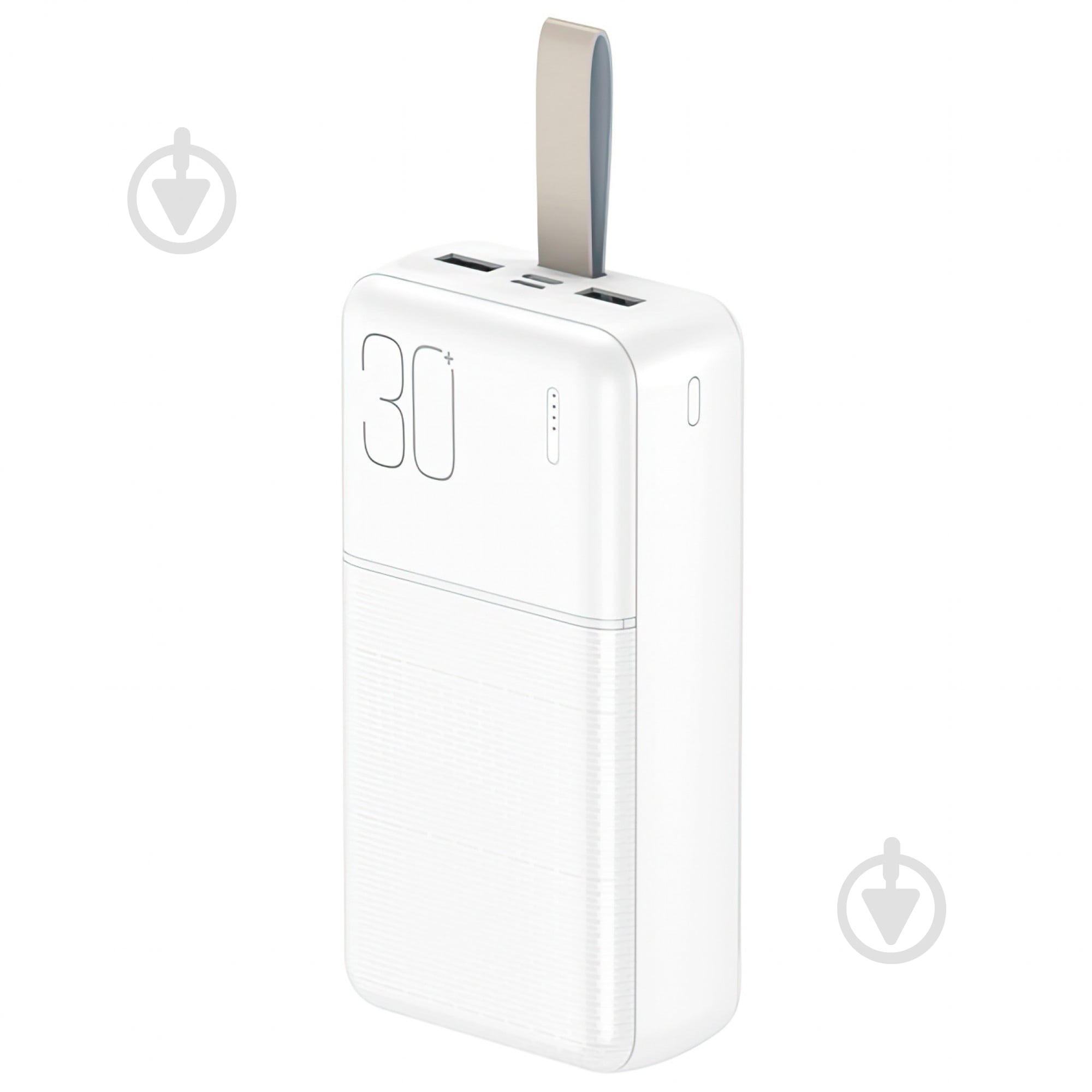 Повербанк Xo PR199 30000 mAh white (PR199.white) - фото 1 Повербанк Xo PR199 30000 mAh white (PR199.white) - фото 1