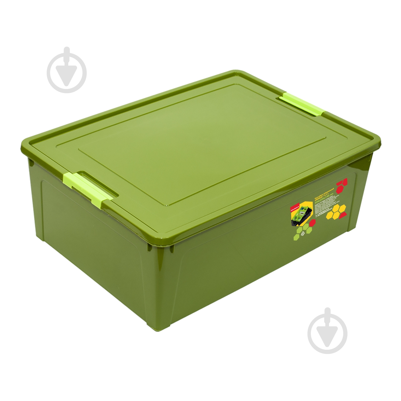 Контейнер-органайзер Алеана Tools 11,7 л хаки 140x290x390 мм - фото 1