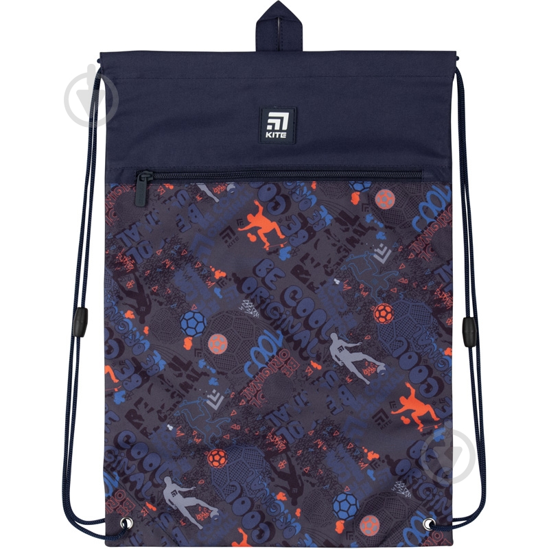Сумка для обуви KITE Cool с карманом K20-601M-14 - фото 2 Сумка для обуви KITE Cool с карманом K20-601M-14 - фото 2