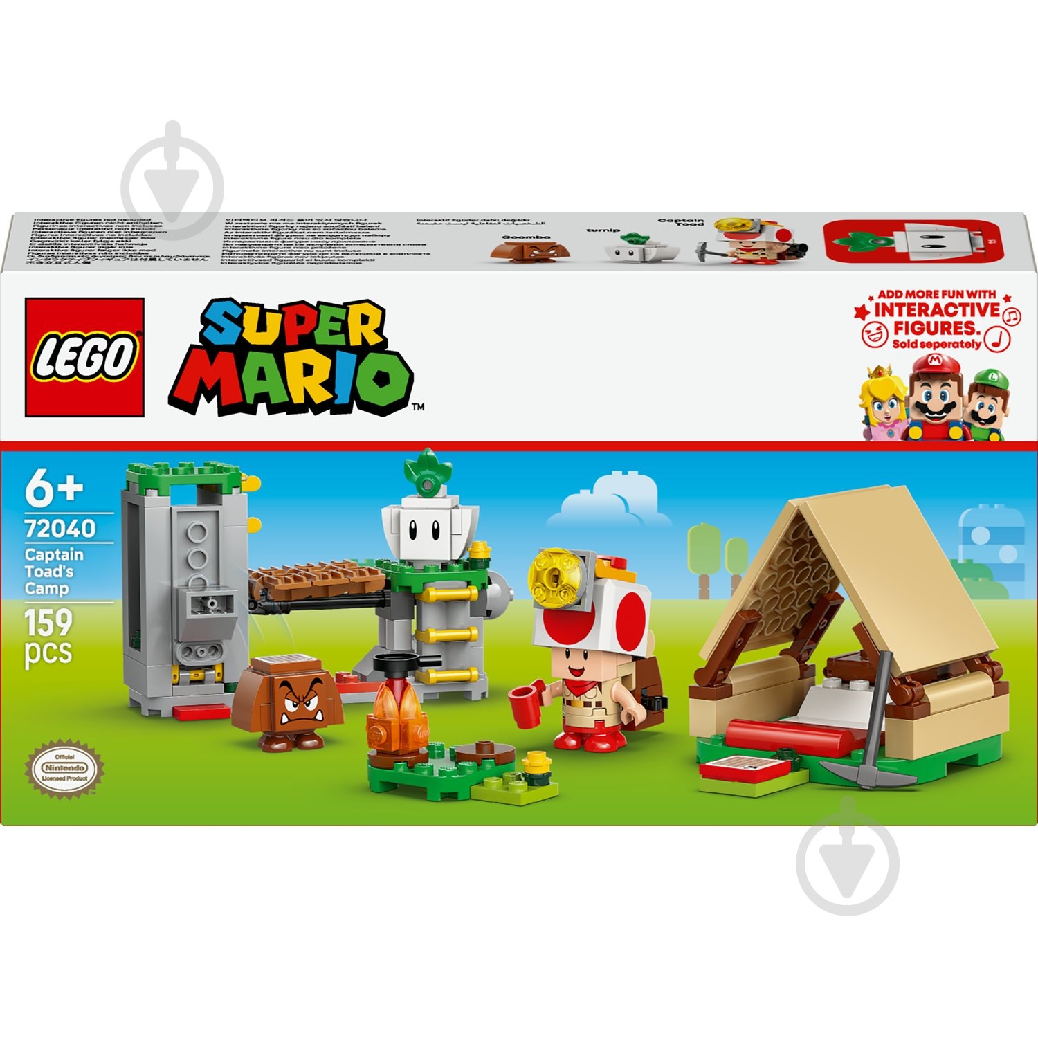 Конструктор LEGO Super Mario Лагерь Captain Toad 72040 - фото 1