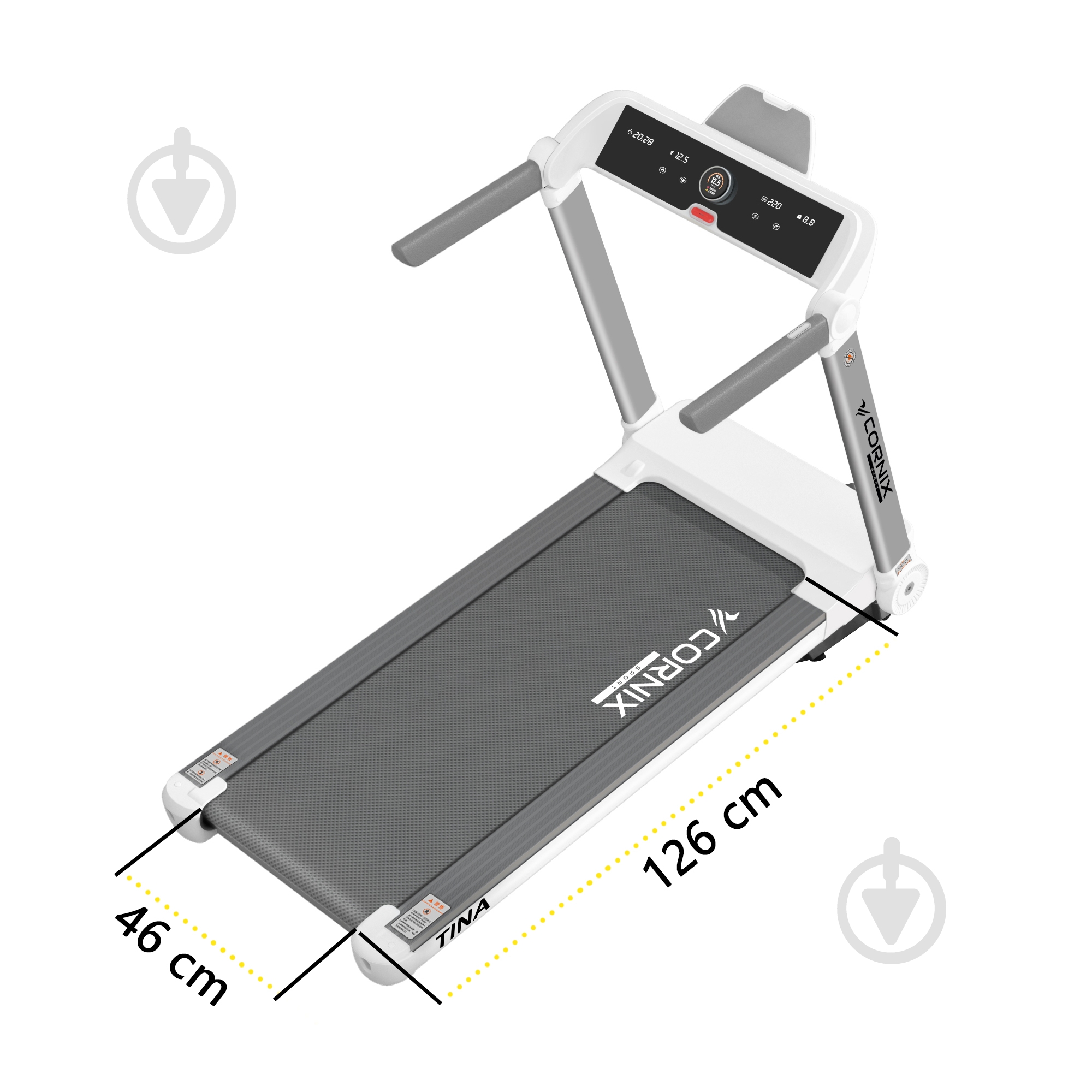 Бігова доріжка Tina White/Grey Cornix - фото 9