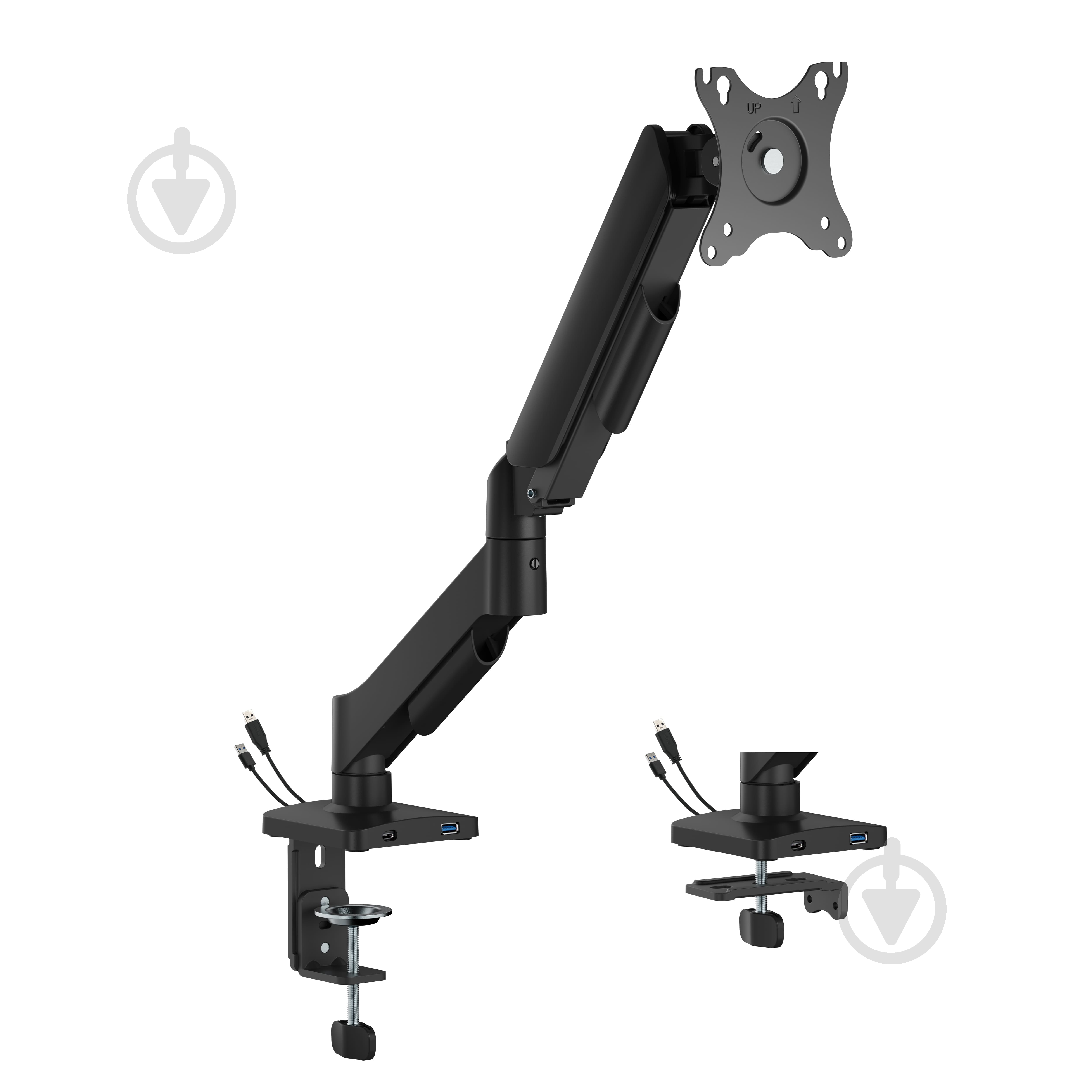 Крепление для монитора OfficePro настольное MA511B 17-32" 2-9kg Black поворотно-наклонные 17"-32" черный - фото 1 Крепление для монитора OfficePro настольное MA511B 17-32" 2-9kg Black поворотно-наклонные 17"-32" черный - фото 1