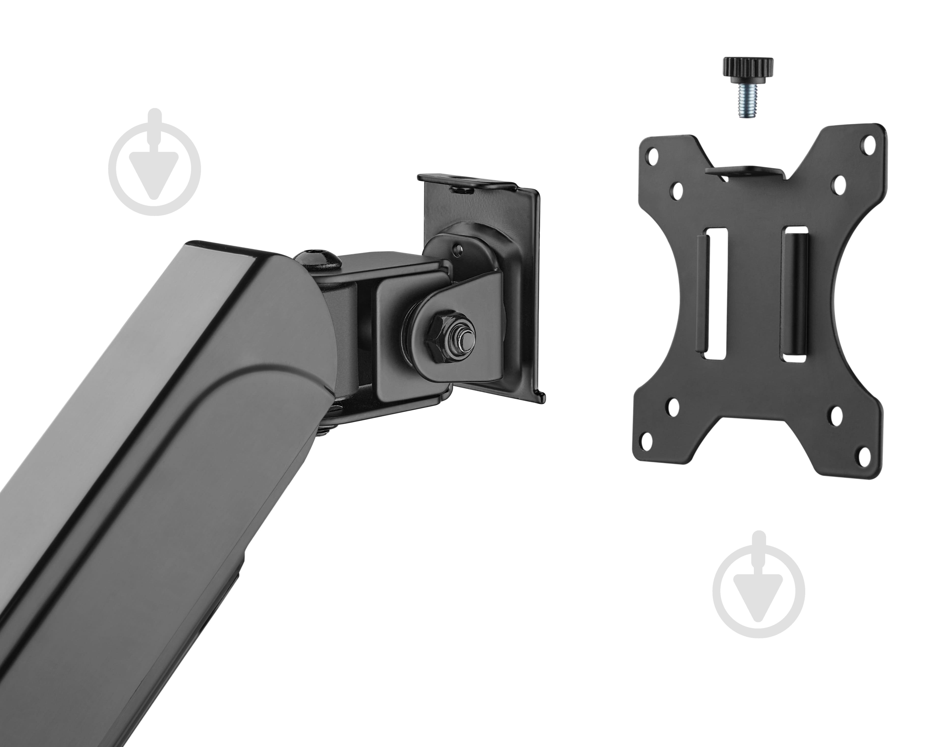 Кріплення для монітора OfficePro MA722B 17-32" 1-9kg Black поворотно-похилі 17"-32" чорний - фото 6 Кріплення для монітора OfficePro MA722B 17-32" 1-9kg Black поворотно-похилі 17"-32" чорний - фото 6