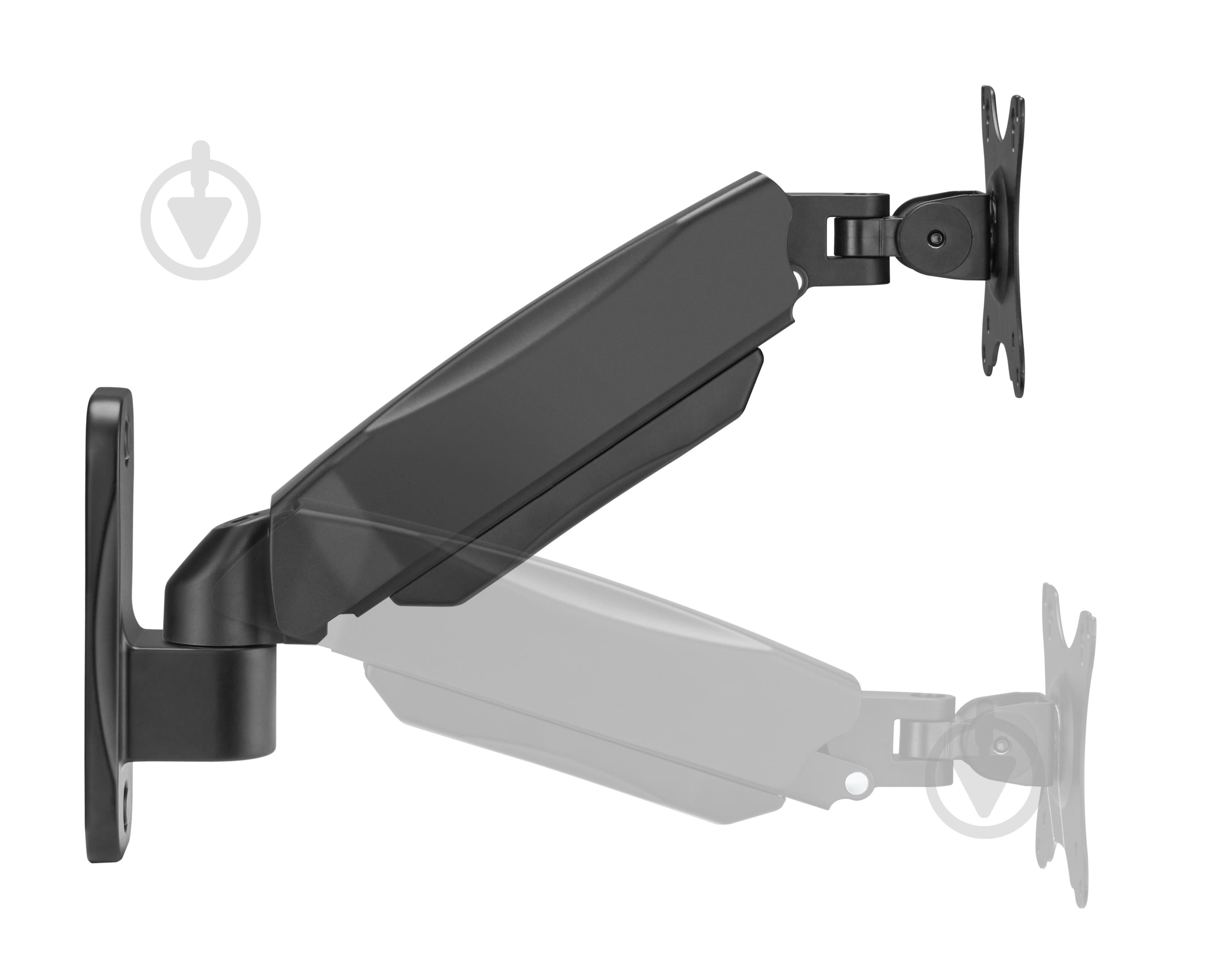 Крепление для монитора OfficePro настенное MA300B 17-32" 2-9kg Black поворотно-наклонные 17"-32" черный - фото 2 Крепление для монитора OfficePro настенное MA300B 17-32" 2-9kg Black поворотно-наклонные 17"-32" черный - фото 2