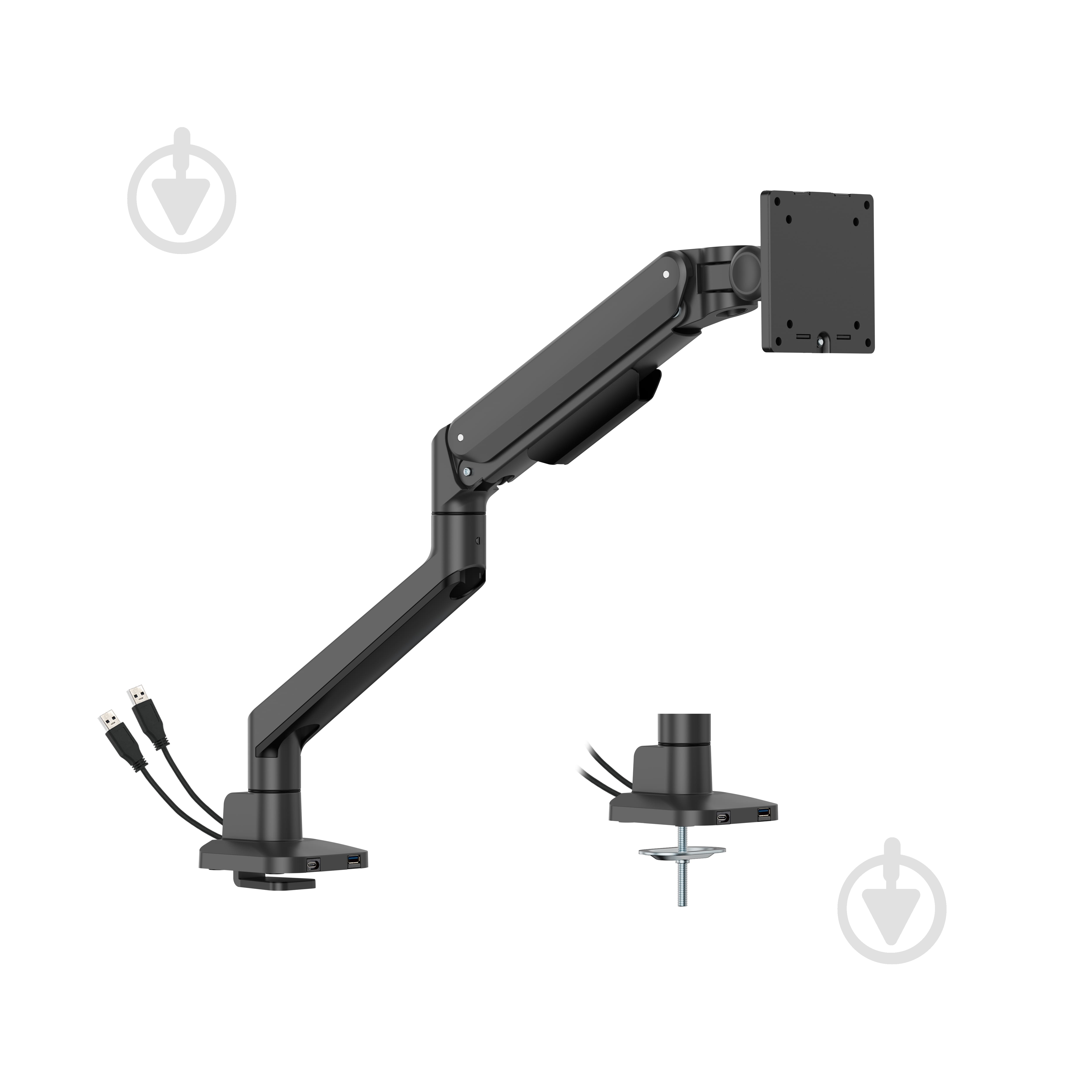 Крепление для монитора OfficePro настольное MA601B 17-40" 2-12kg Black поворотно-наклонные 17"-40" черный - фото 1 Крепление для монитора OfficePro настольное MA601B 17-40" 2-12kg Black поворотно-наклонные 17"-40" черный - фото 1