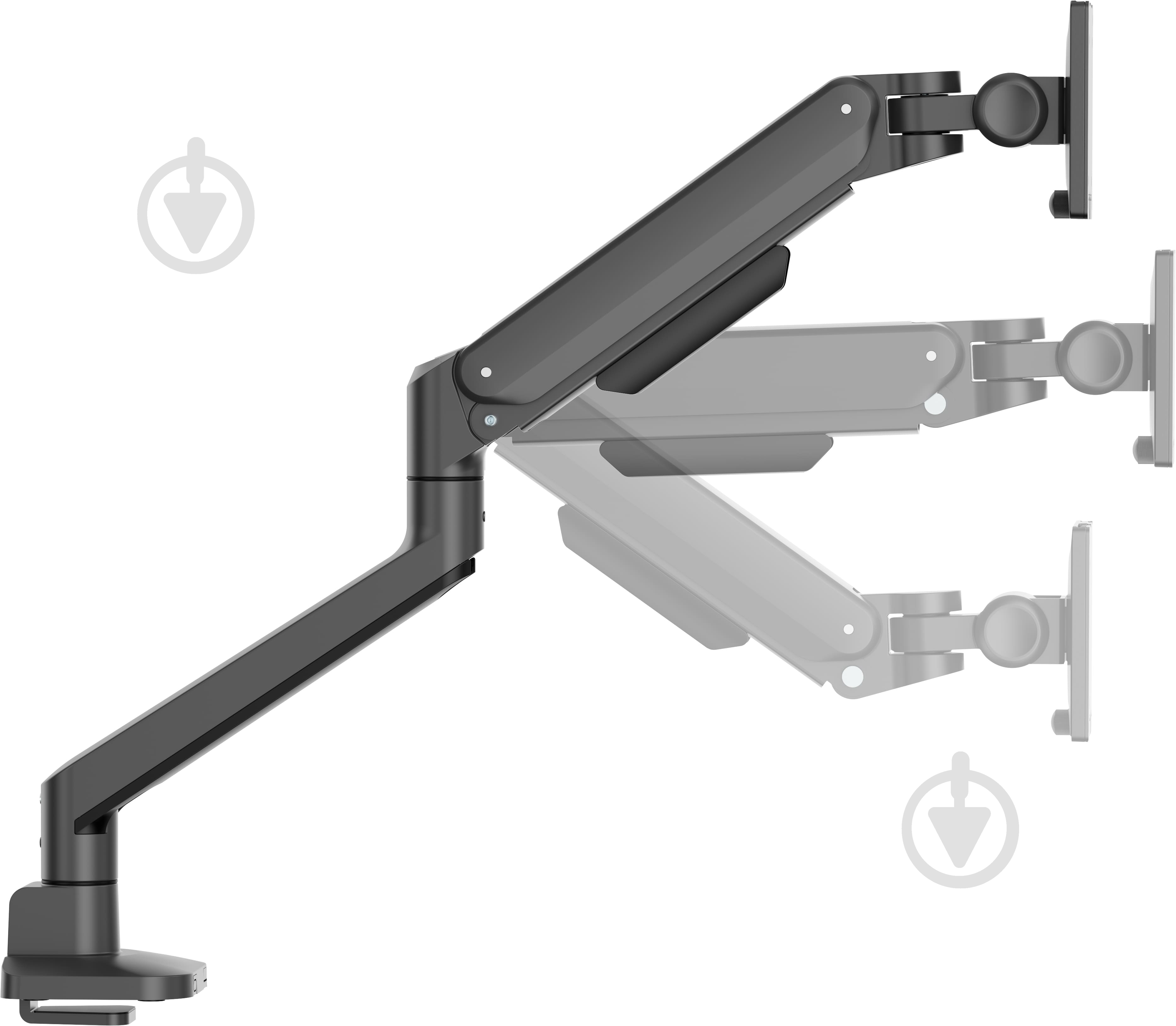 Крепление для монитора OfficePro настольное MA601B 17-40" 2-12kg Black поворотно-наклонные 17"-40" черный - фото 5 Крепление для монитора OfficePro настольное MA601B 17-40" 2-12kg Black поворотно-наклонные 17"-40" черный - фото 5