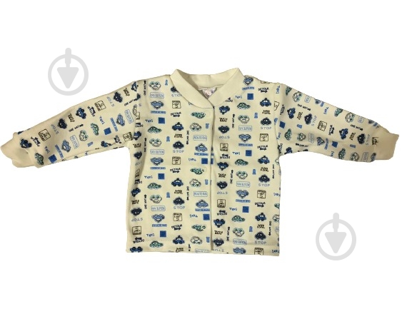 Кофточка для мальчиков для мальчика Моя планета р.56 белый - фото 1