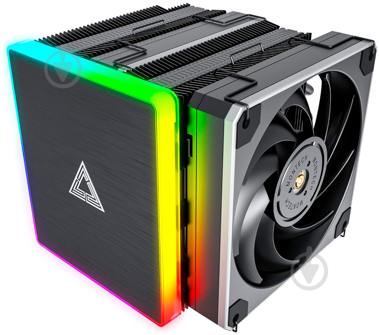 Процессорный кулер Montech METAL DT24 PREMIUM Black - фото 1