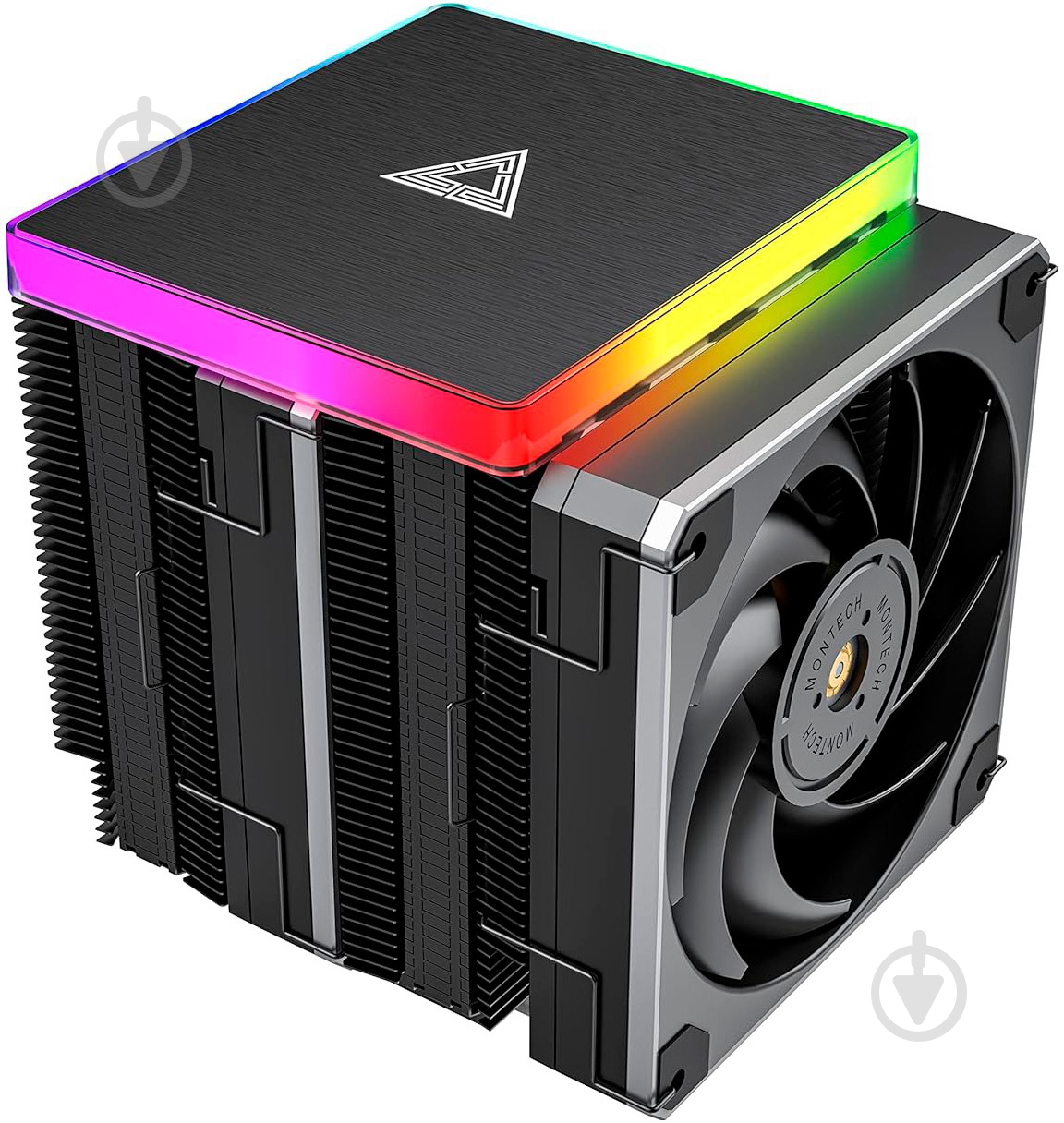 Процессорный кулер Montech METAL DT24 PREMIUM Black - фото 3