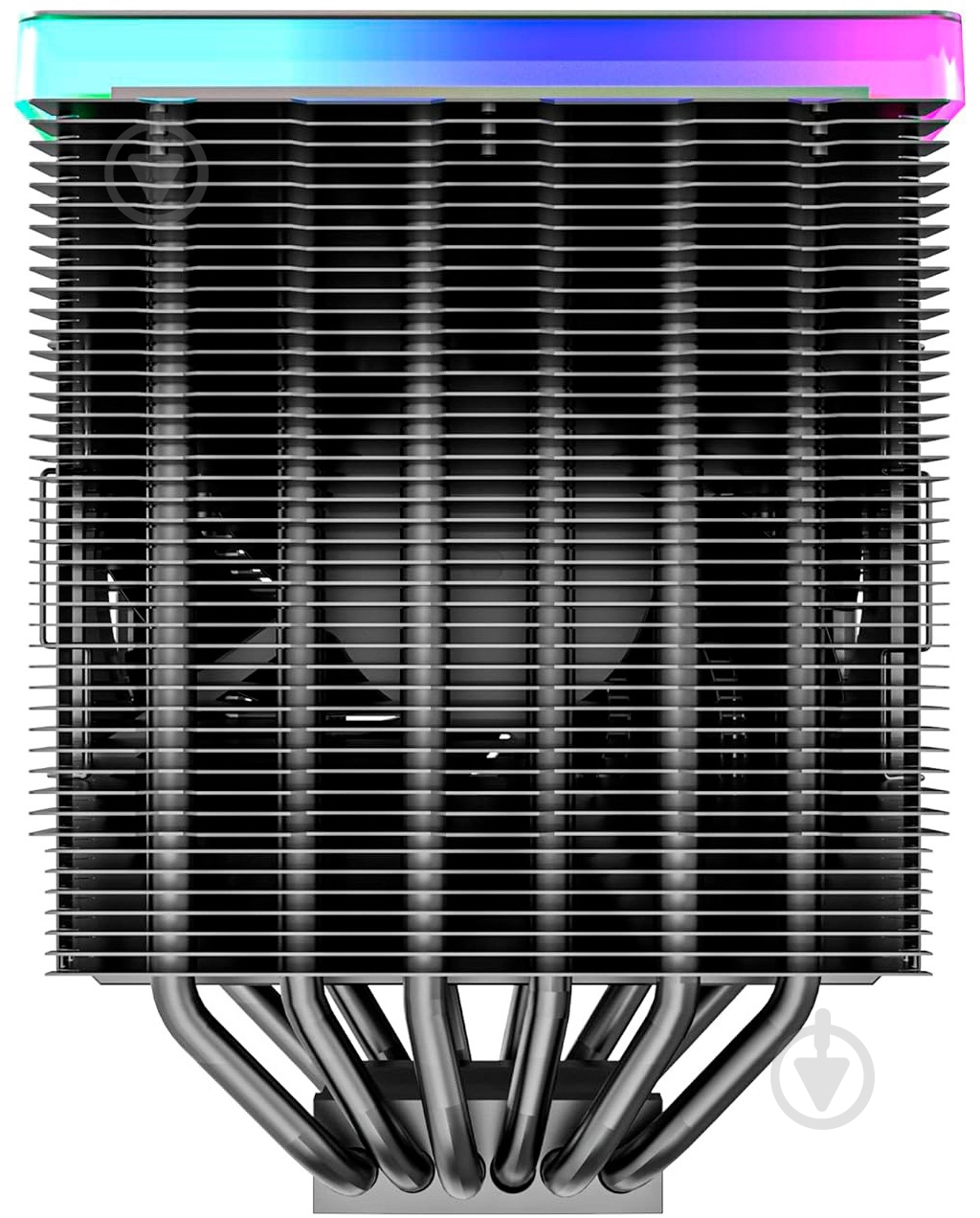 Процессорный кулер Montech METAL DT24 PREMIUM Black - фото 5