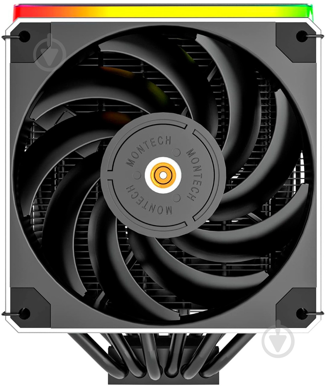 Процессорный кулер Montech METAL DT24 PREMIUM Black - фото 4