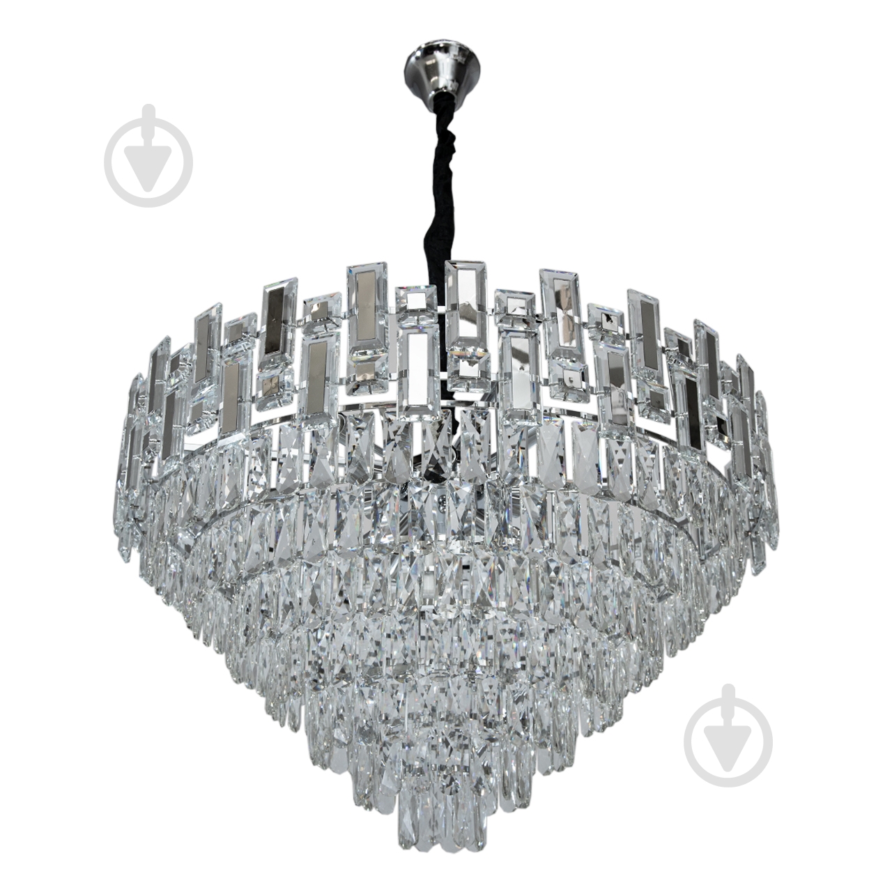 Люстра подвесная V-WATT REGN CHR 16x40 Вт E14 хром - фото 1 Люстра подвесная V-WATT REGN CHR 16x40 Вт E14 хром - фото 1