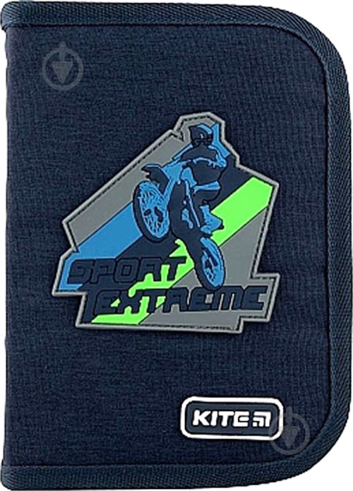 Пенал k20-622h-4 KITE синій із малюнком - фото 1