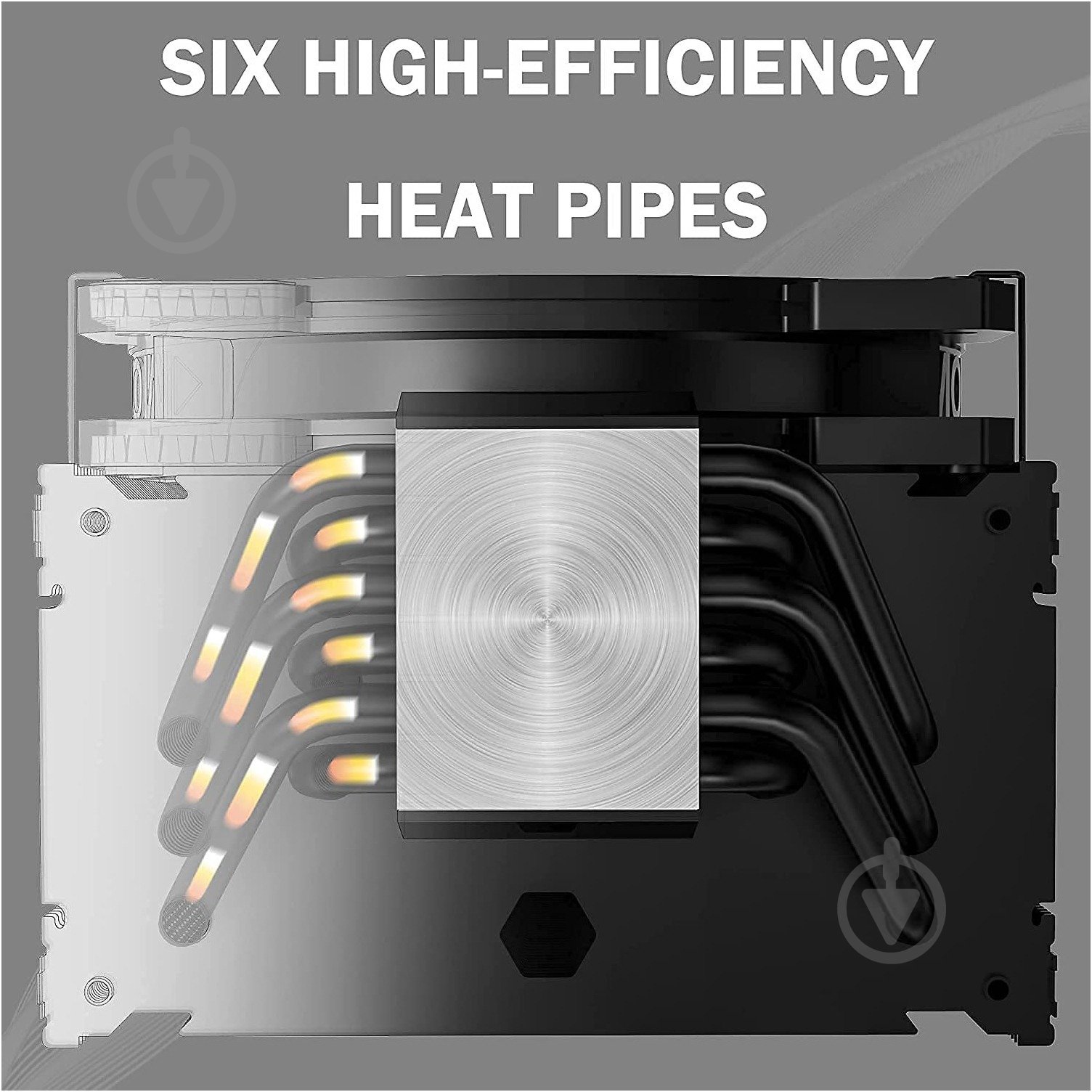 Процессорный кулер Montech AIR COOLER 210 Black - фото 9 Процессорный кулер Montech AIR COOLER 210 Black - фото 9