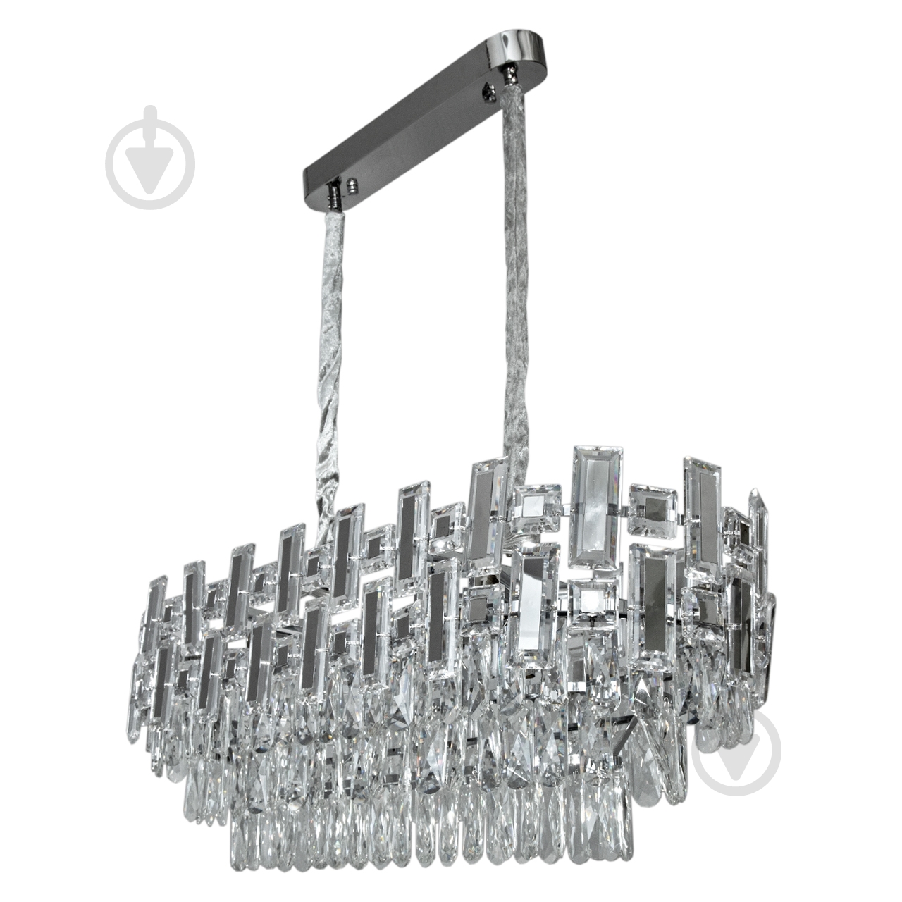 Люстра подвесная V-WATT REGN CHR 8x40 Вт E14 хром - фото 1