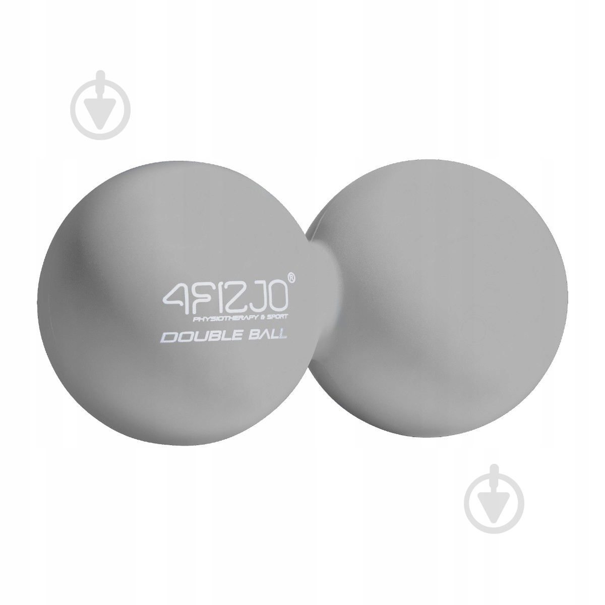 Масажний м'яч 4fizjo Lacrosse Double Ball 6,5x13,5 см Grey (P-5907739314345) - фото 1